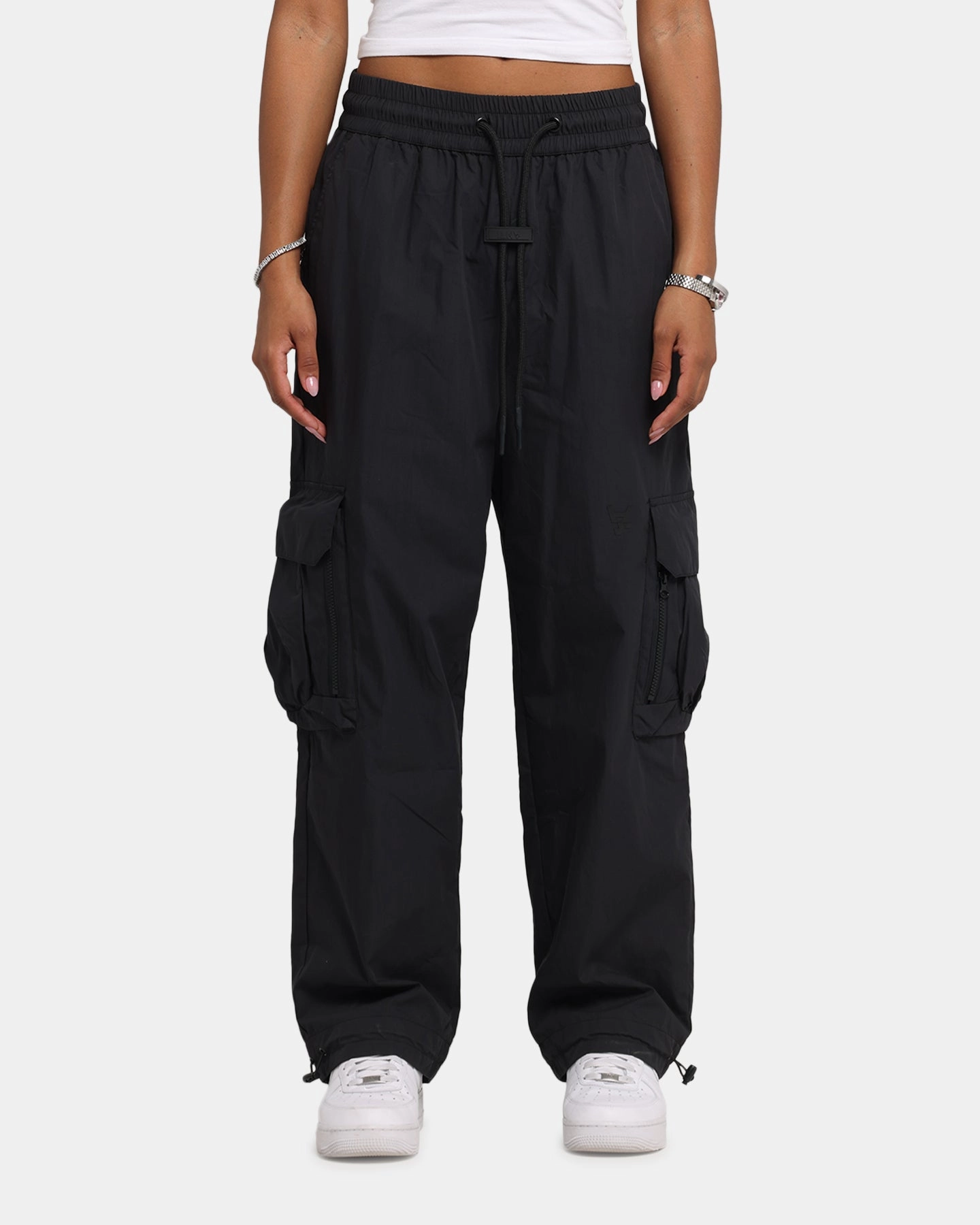 The Anti Order Anti Miltary Cargo Joggers Black Anti Pilling Reinforced Stitching