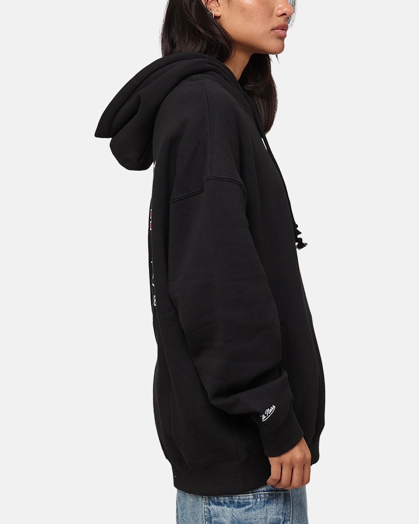 Mitchell & Ness Chicago Bulls Letterman Hoodie Black VentilatedPanels
