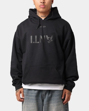 Button Snap Conversion OdorControl Treatment The Ant Order Anti Merch Hoodie Black