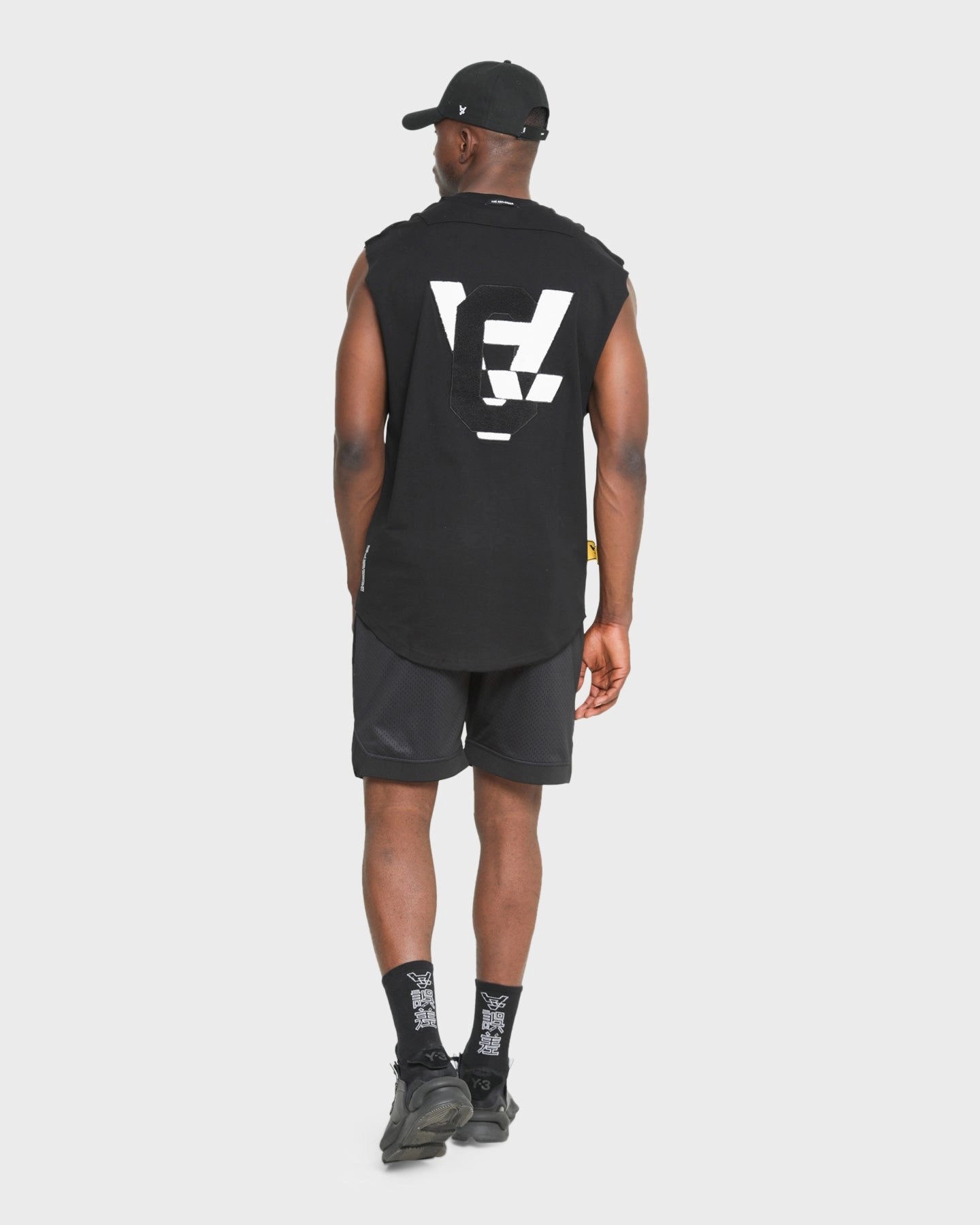 Durable Collar Construction Summer cool The Anti Order A God Muscle Black/White