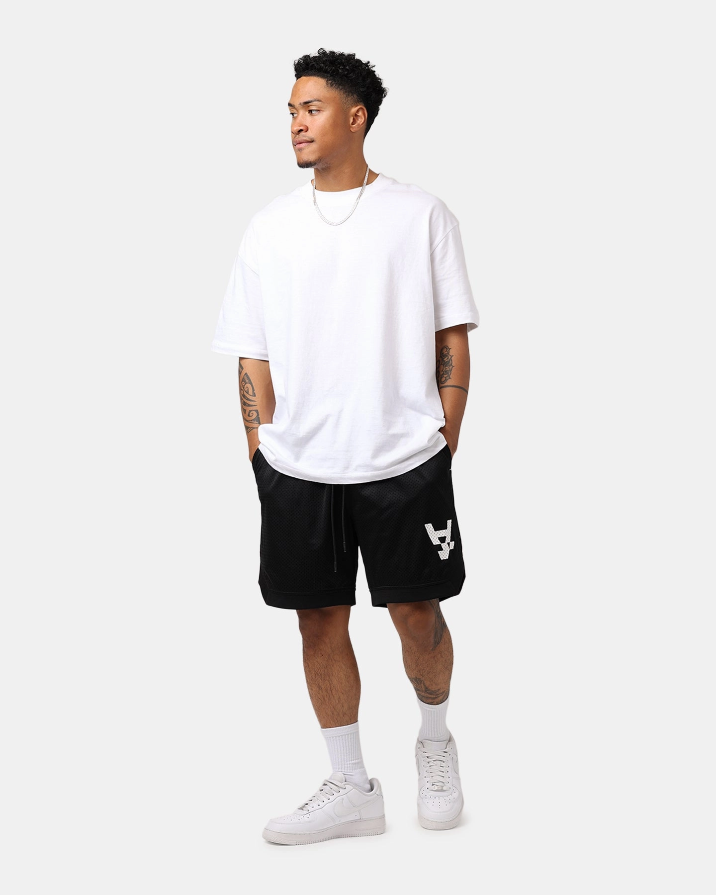 Quick Dry Fabric runners The Anti Order A Logo Basketball Shorts Black