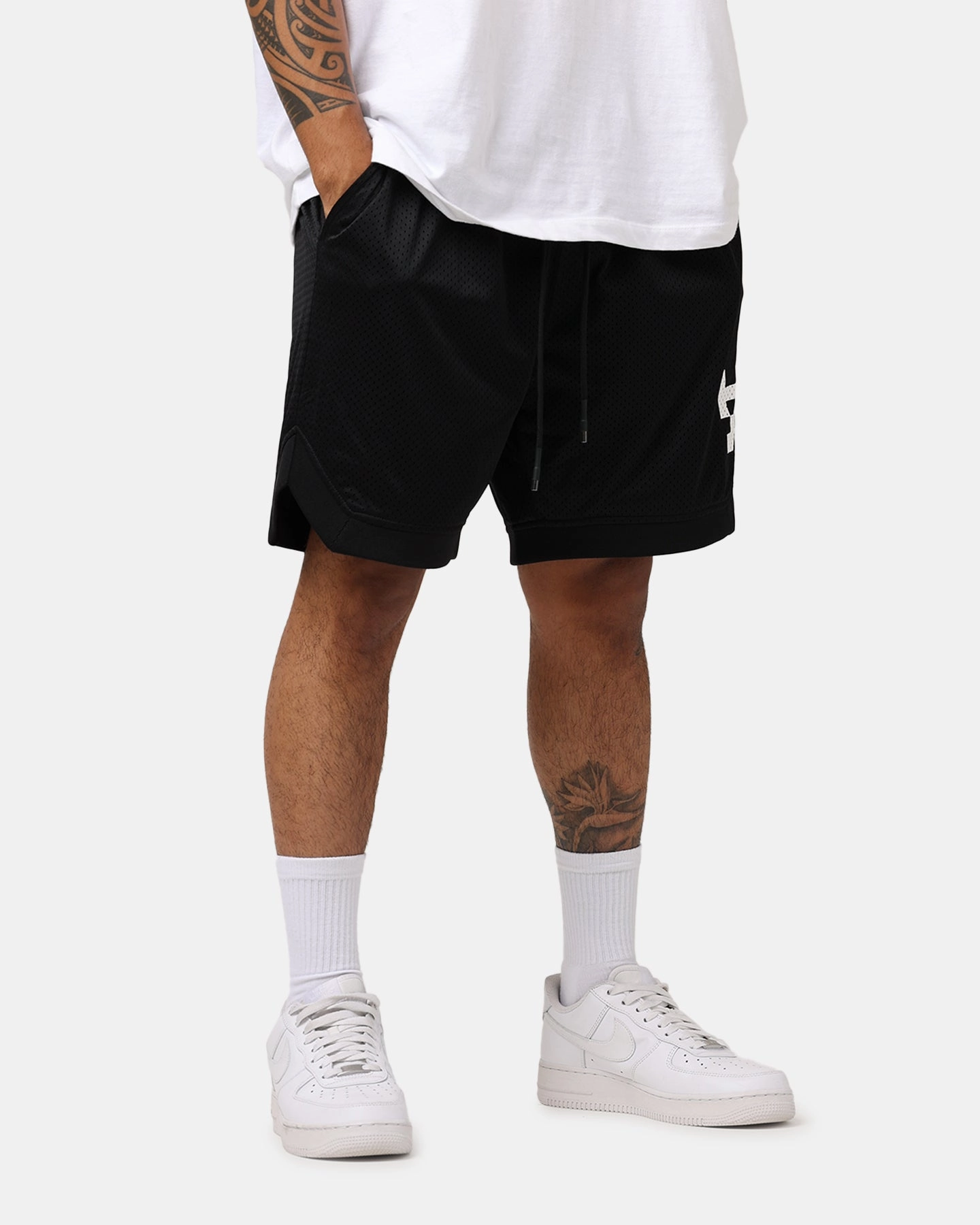 Beach Ready The Anti Order A Logo Basketball Shorts Black