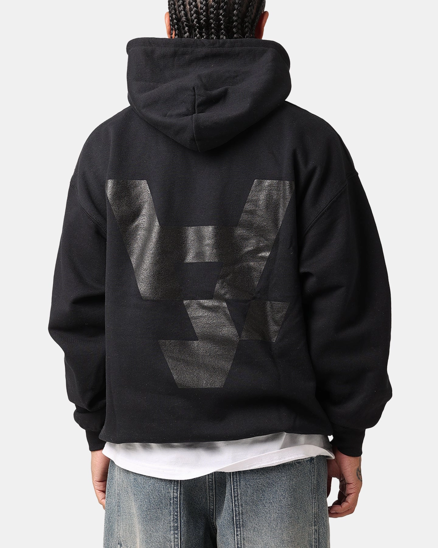 SnapFasteners The Anti Order A Logo Merch Hoodie Black