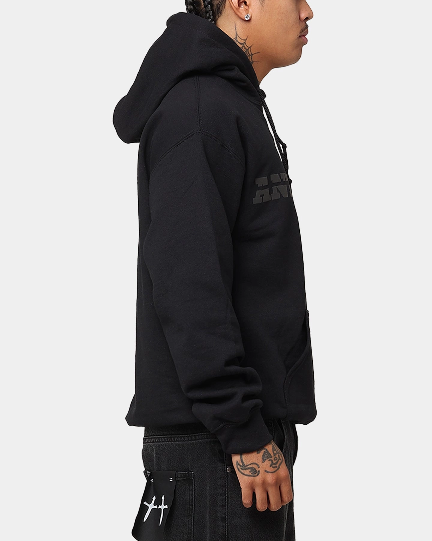 The Anti Order A-Track Hoodie Black Quilted Lining