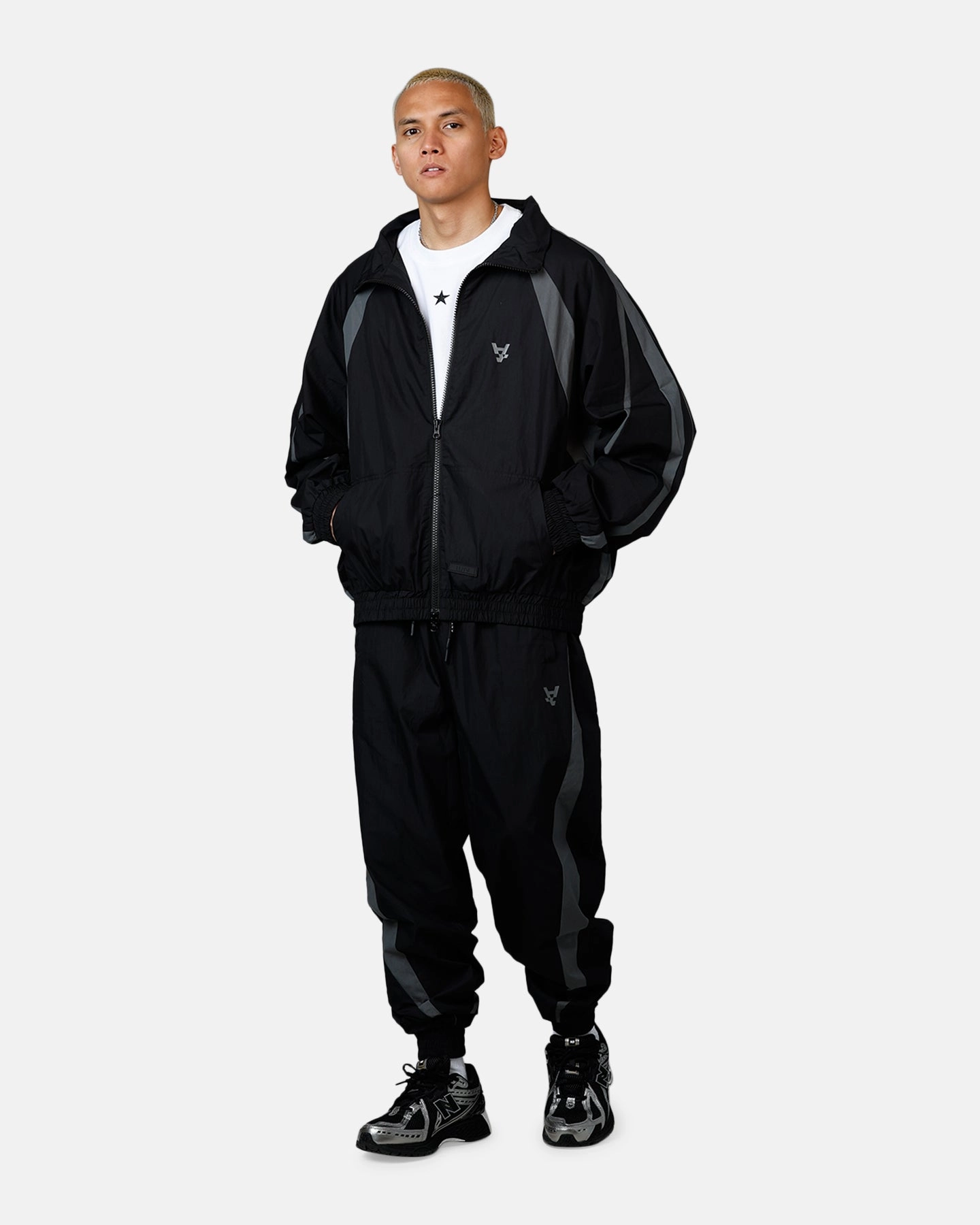 The Anti Order Acolyte Track Jogger Black/Grey snag resistant