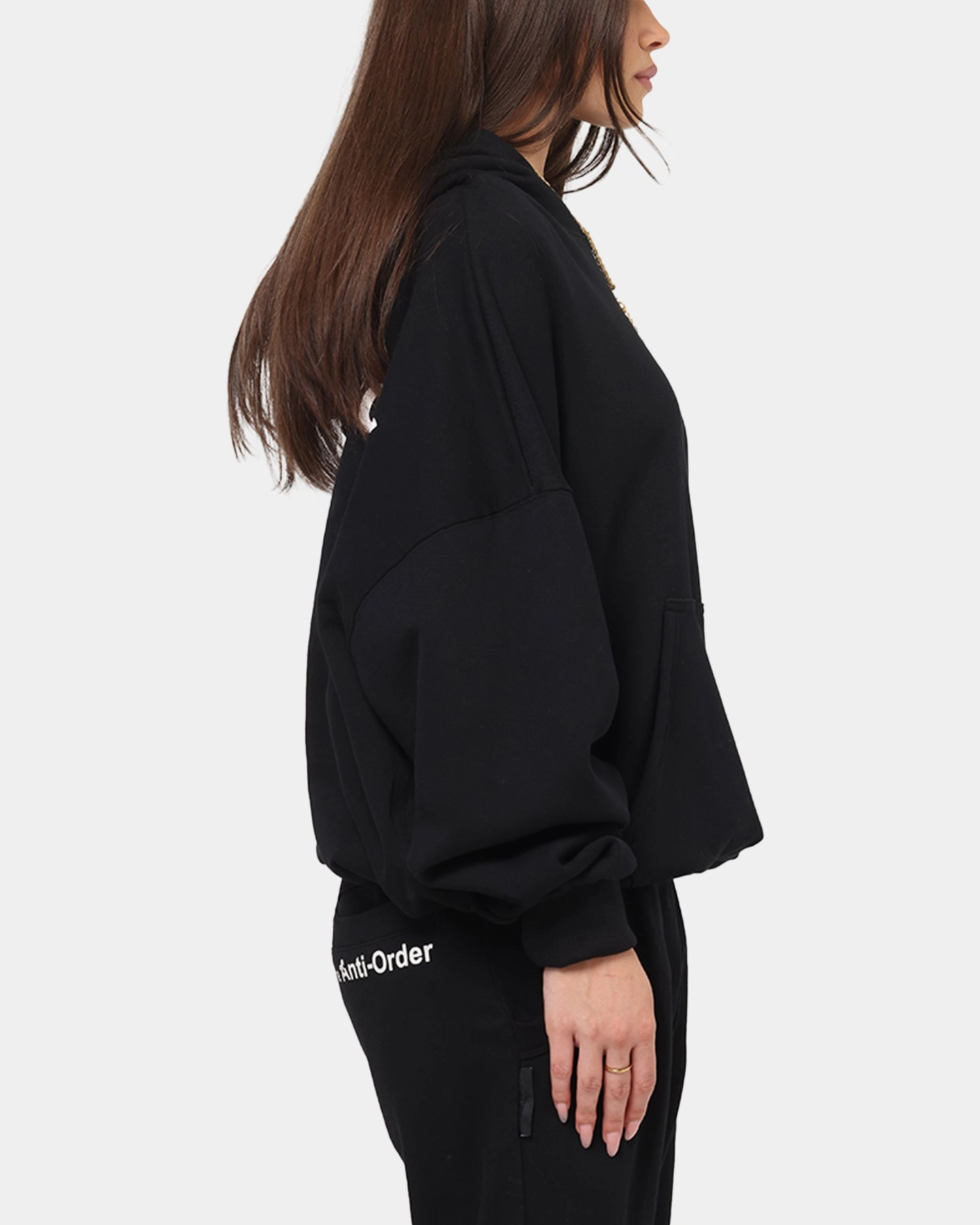 The Anti Order Alpha Logo Hoodie Black Cold Shield