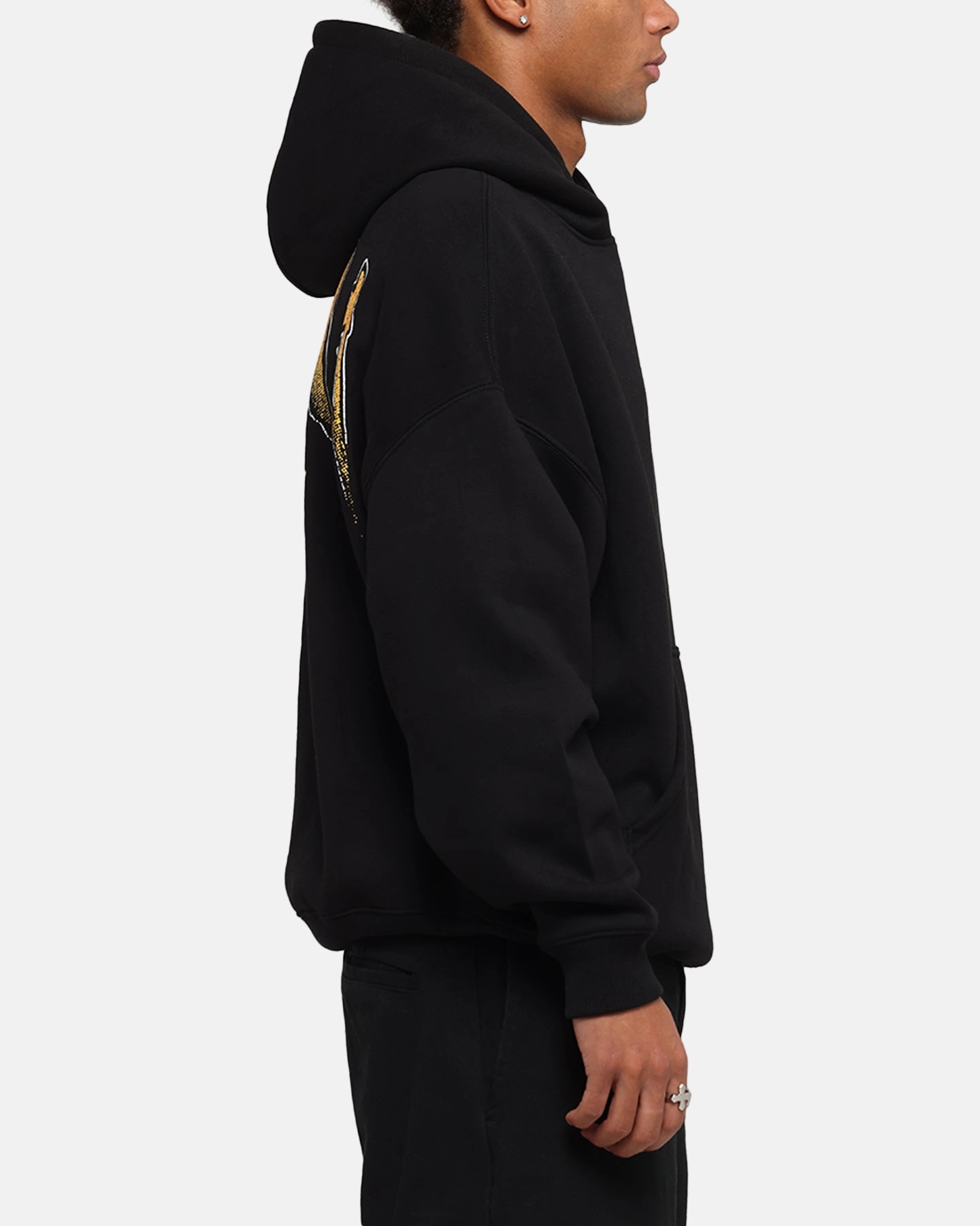 Strategic pre war preparation The Anti Order Anti Collegate Boxy Hoodie Black