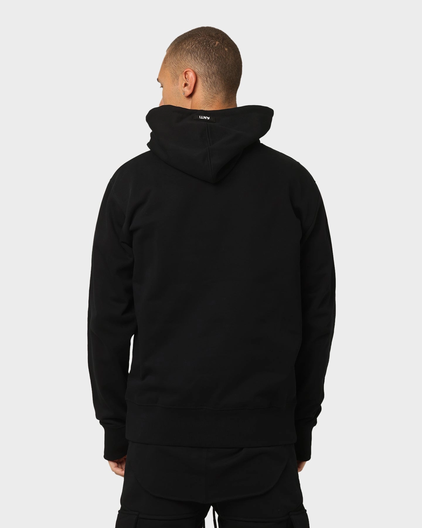 suitable for business trips cultural festival The Anti Order Anti Essential Hoodie Black