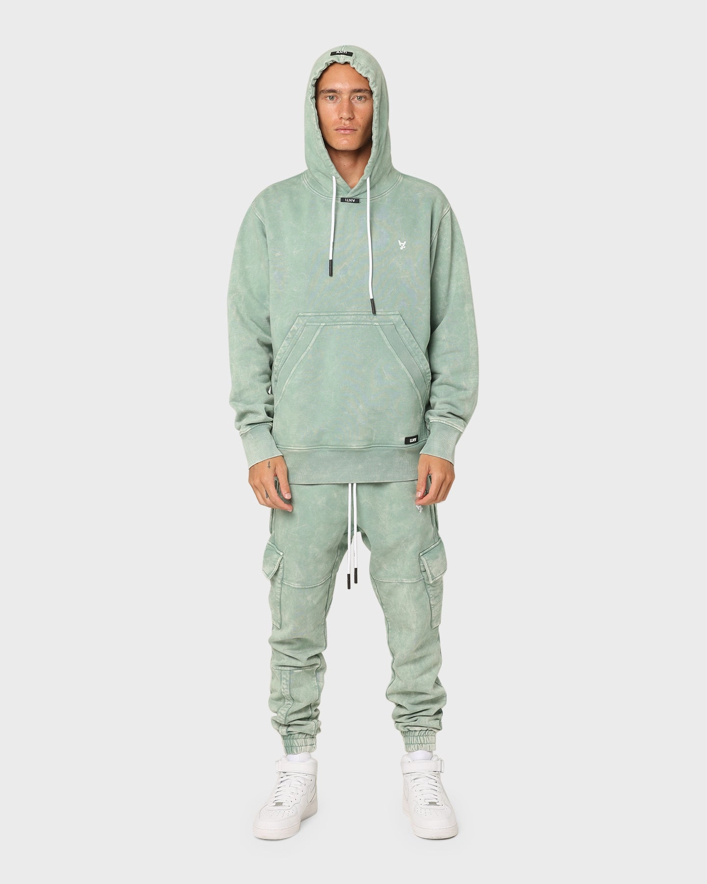 The Anti Order Anti Essential Hoodie Green Crystal suitable for summer sports Rugged Outer Shell