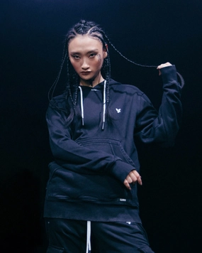 The Anti Order Anti Essential Hoodie Vintage Black Durable Stitching Weather resistant