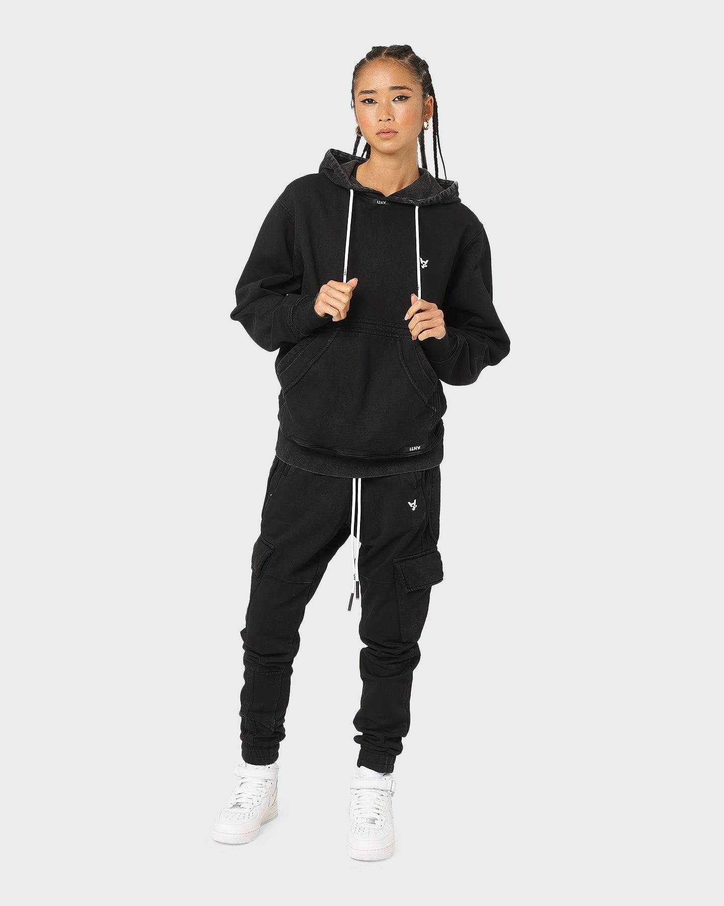 The Anti Order Anti Essential Hoodie Vintage Black Fray Resistant Finish Eco - friendly