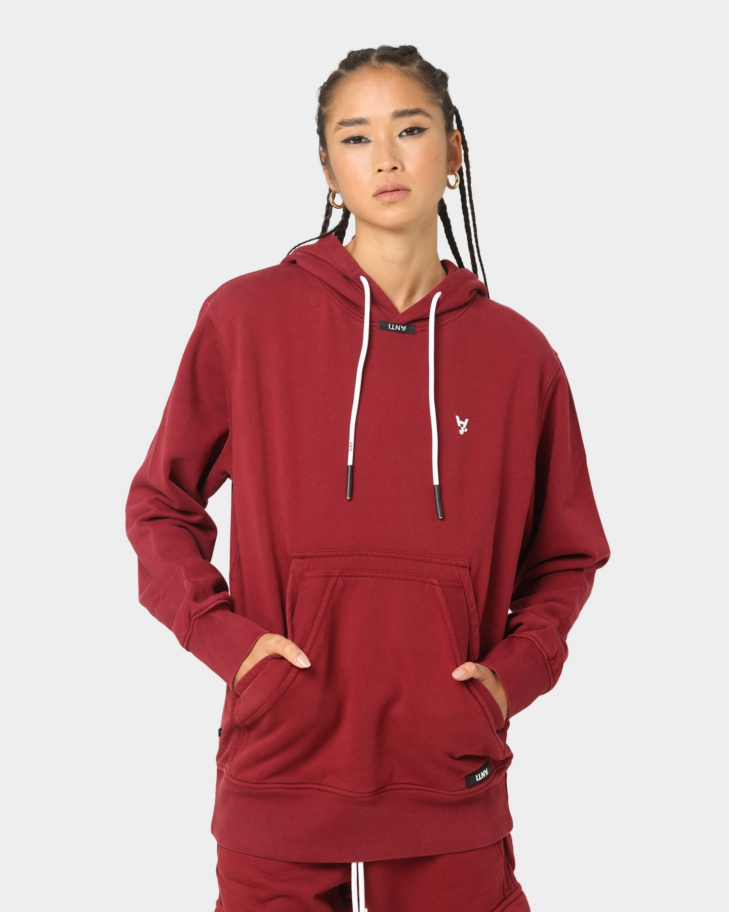 Storm Shield Closet The Anti Order Anti Essential Hoodie Vintage Maroon