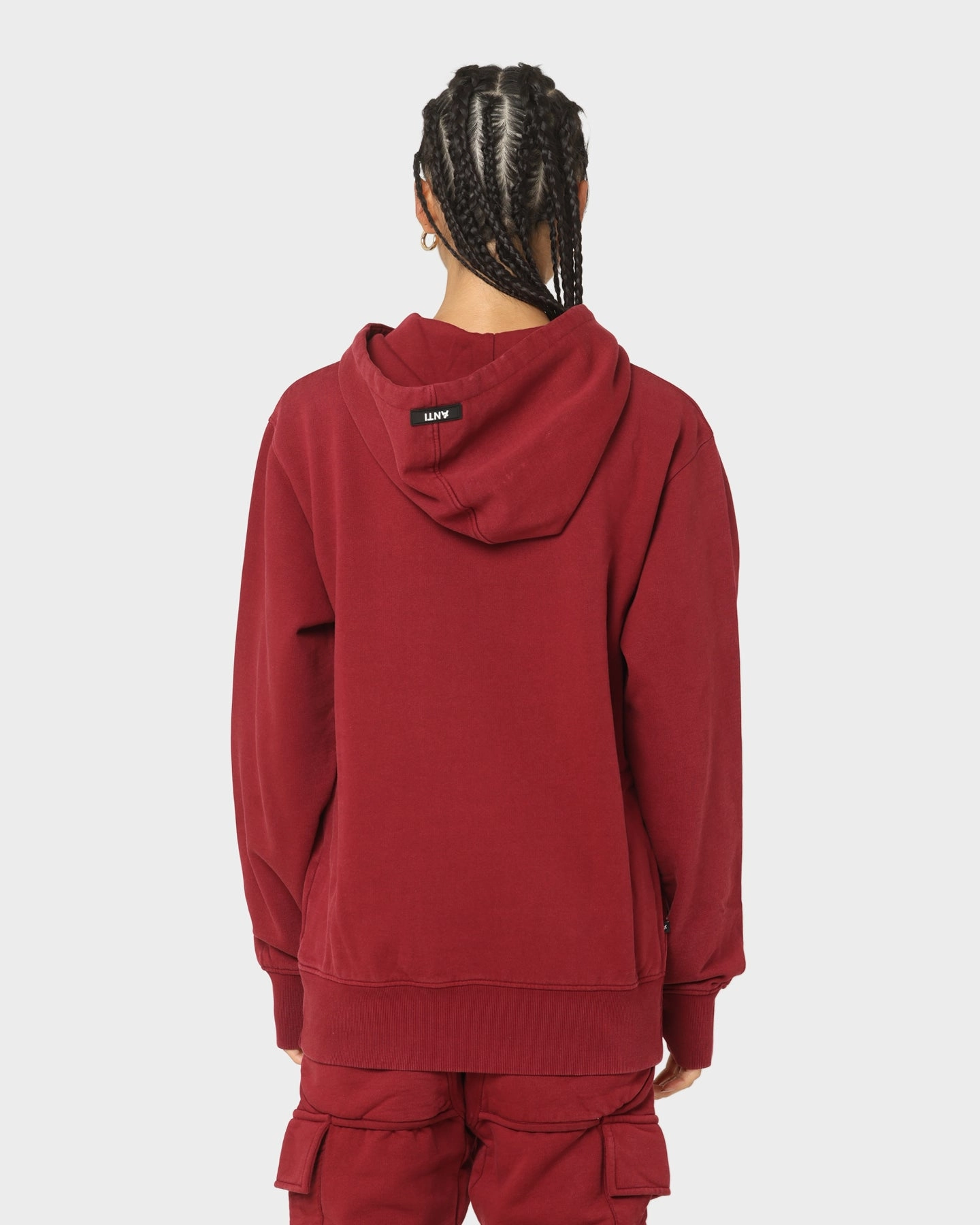 Adjustable Fit Everyday Use The Anti Order Anti Essential Hoodie Vintage Maroon