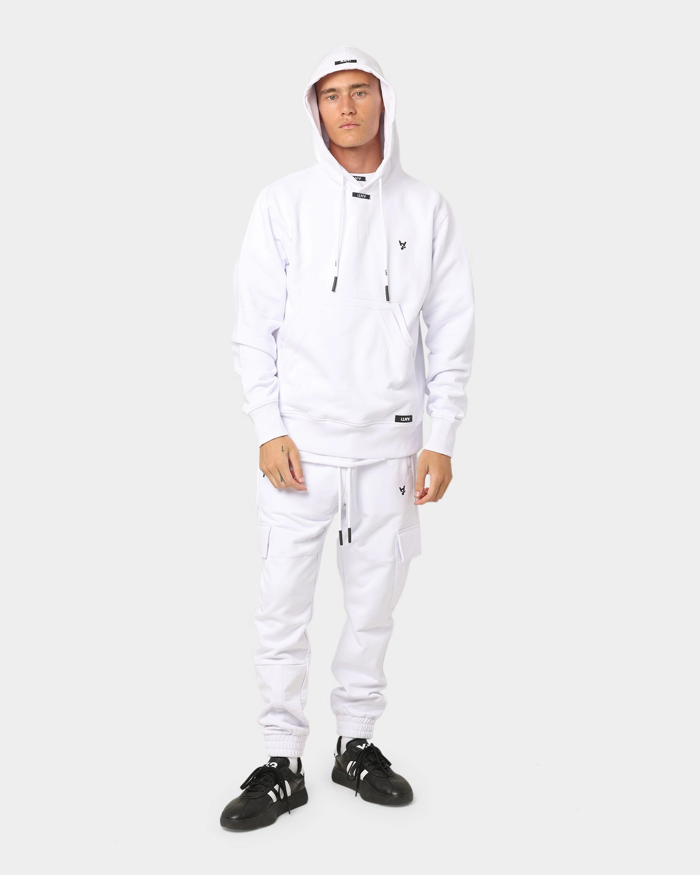 Lust Gloves The Anti Order Anti Essential Hoodie Vintage White