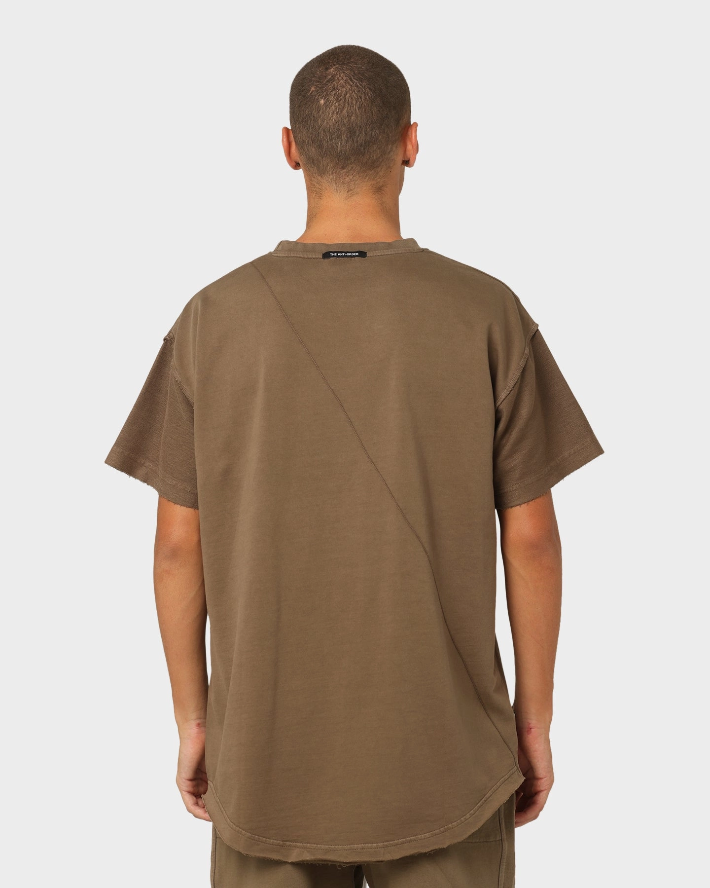 Anti Pill Surface The Anti Order Anti Essential Non Seam T-Shirt Vintage Brown