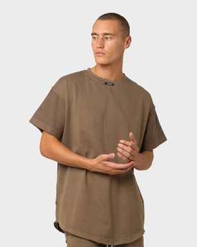 The Anti Order Anti Essential Non Seam T-Shirt Vintage Brown Sporty Fashion Slim Silhouette