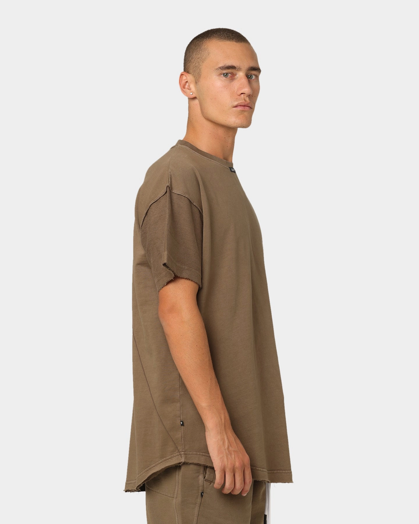 The Anti Order Anti Essential Non Seam T-Shirt Vintage Brown Abrasion Resistant Fabric Outdoor Look