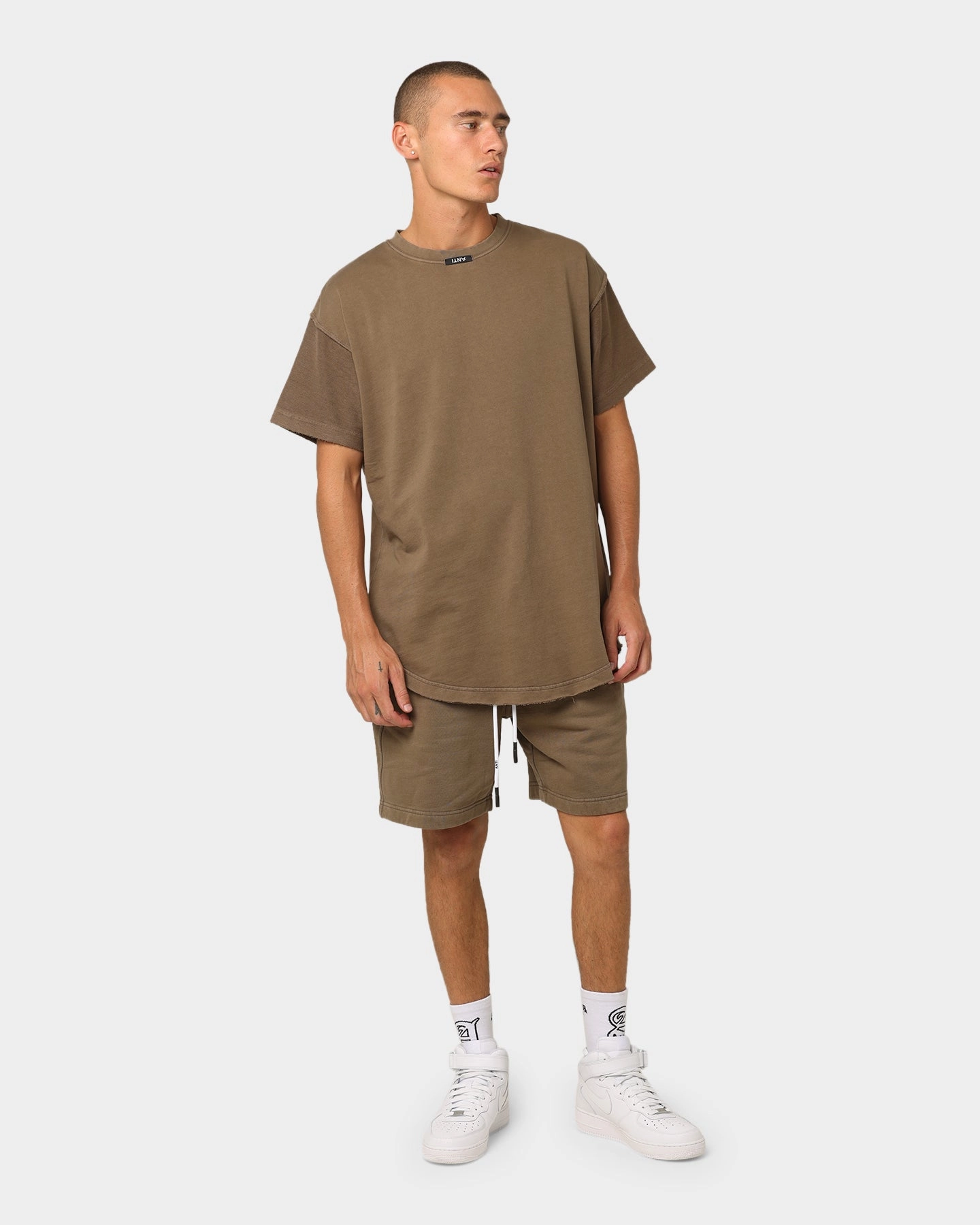 Yoga class The Anti Order Anti Essential Non Seam T-Shirt Vintage Brown