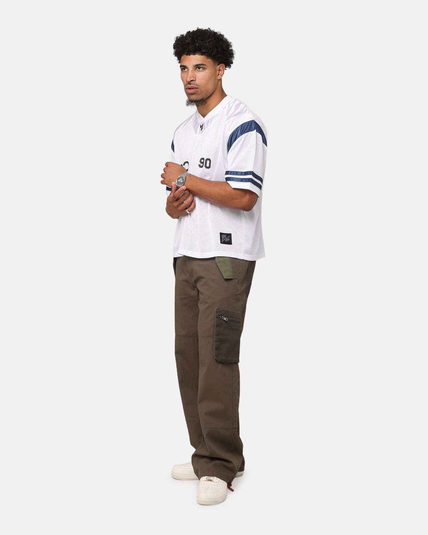 Abrasion Defensive Layer Sublimated Prints The Anti Order Anti Finals Jersey White/Navy