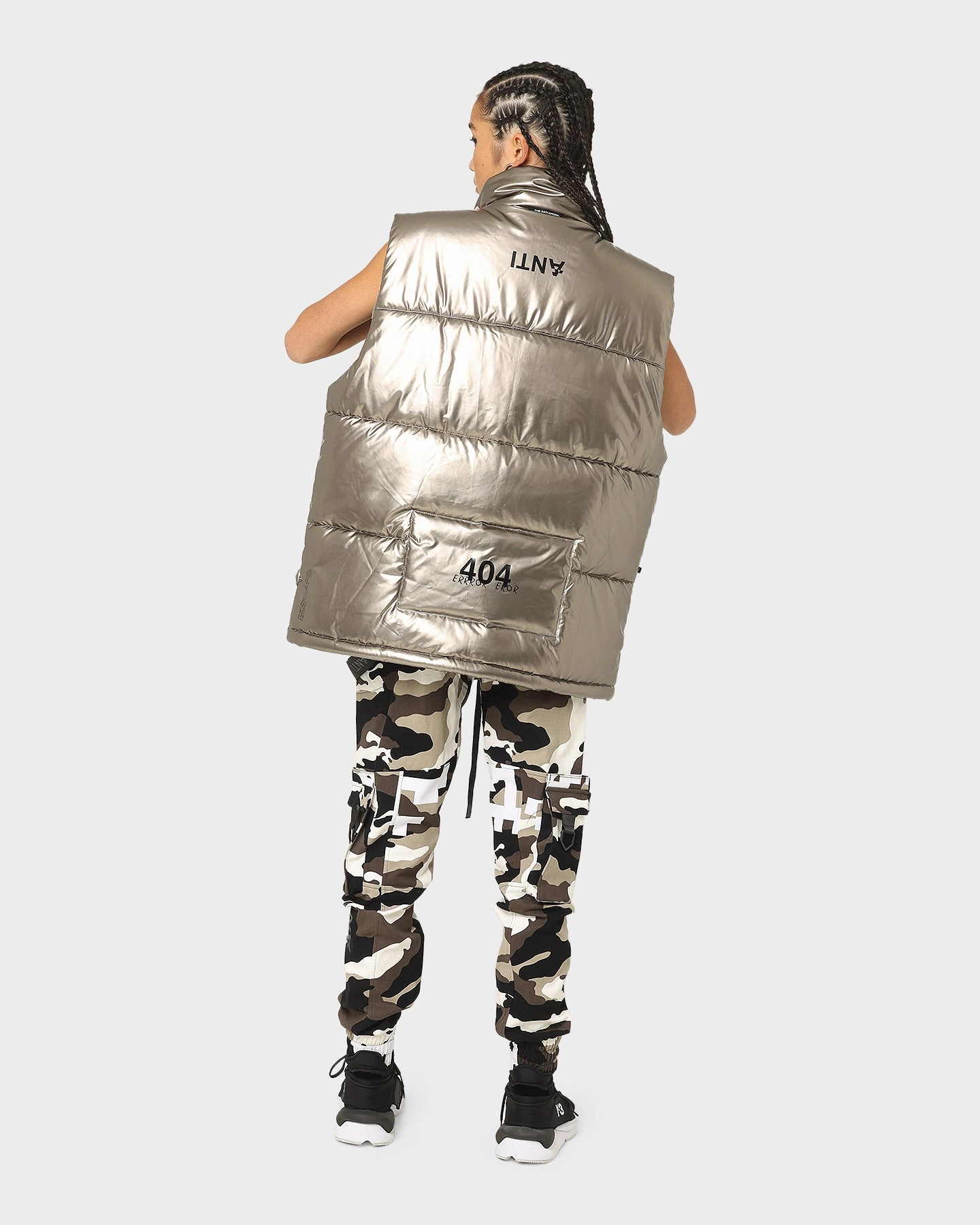 concert - goers The Anti Order Anti Joy Puffer Vest Pewter