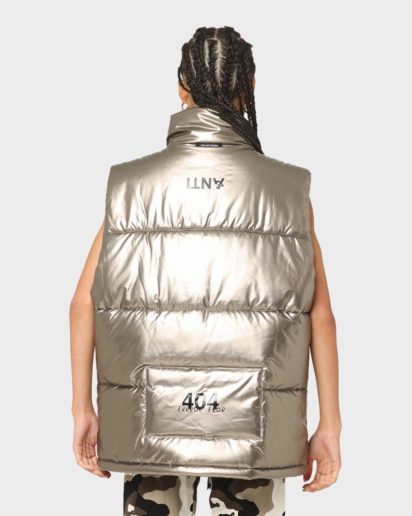 The Anti Order Anti Joy Puffer Vest Pewter suitable for holidays Report