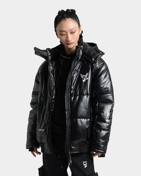 comfort enhancer The Anti Order Anti Joy Technical Puffer Jacket Black/Silver