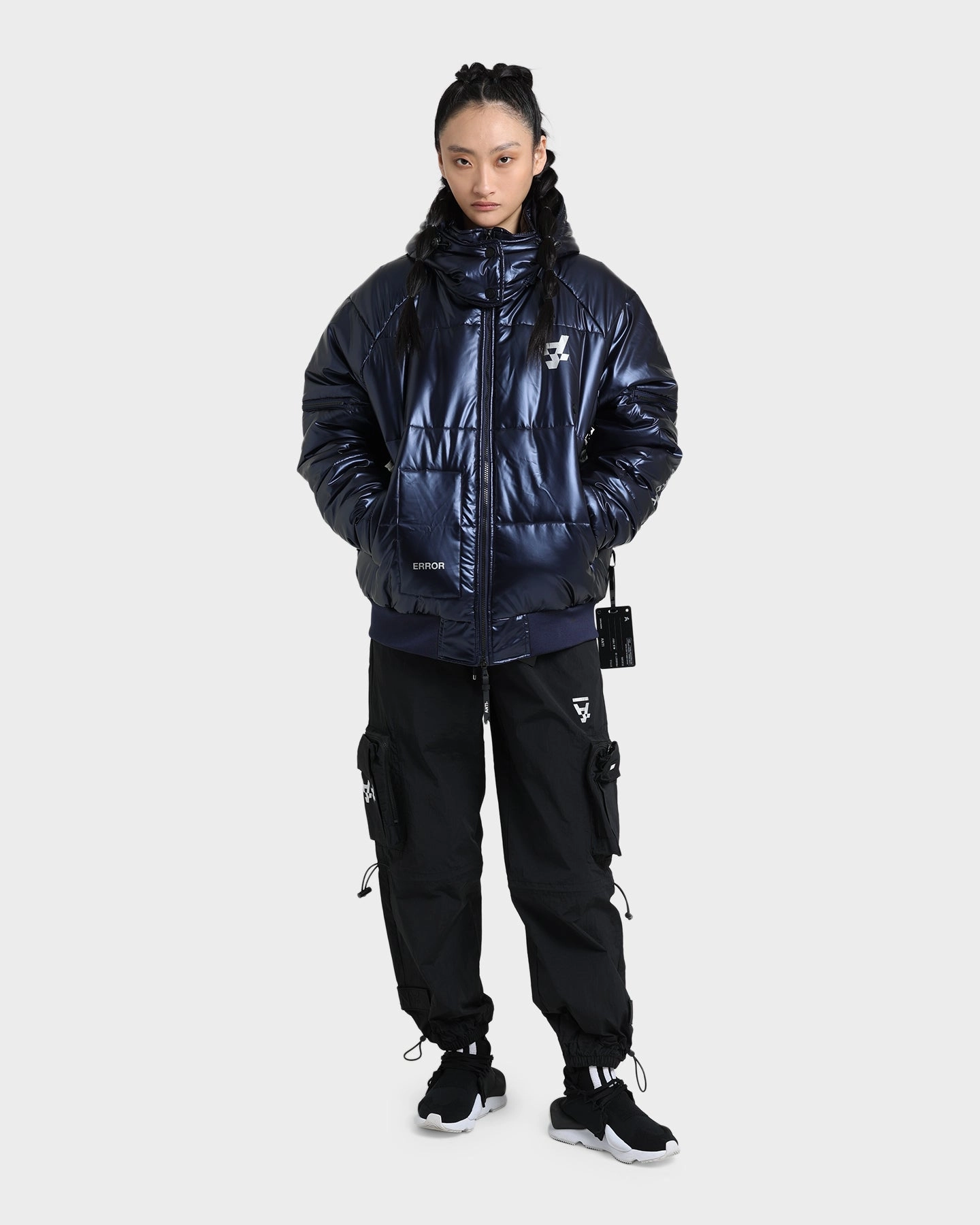 The Anti Order Anti Joy Technical Puffer Jacket Dark Navy Stroll Ventilation Vents