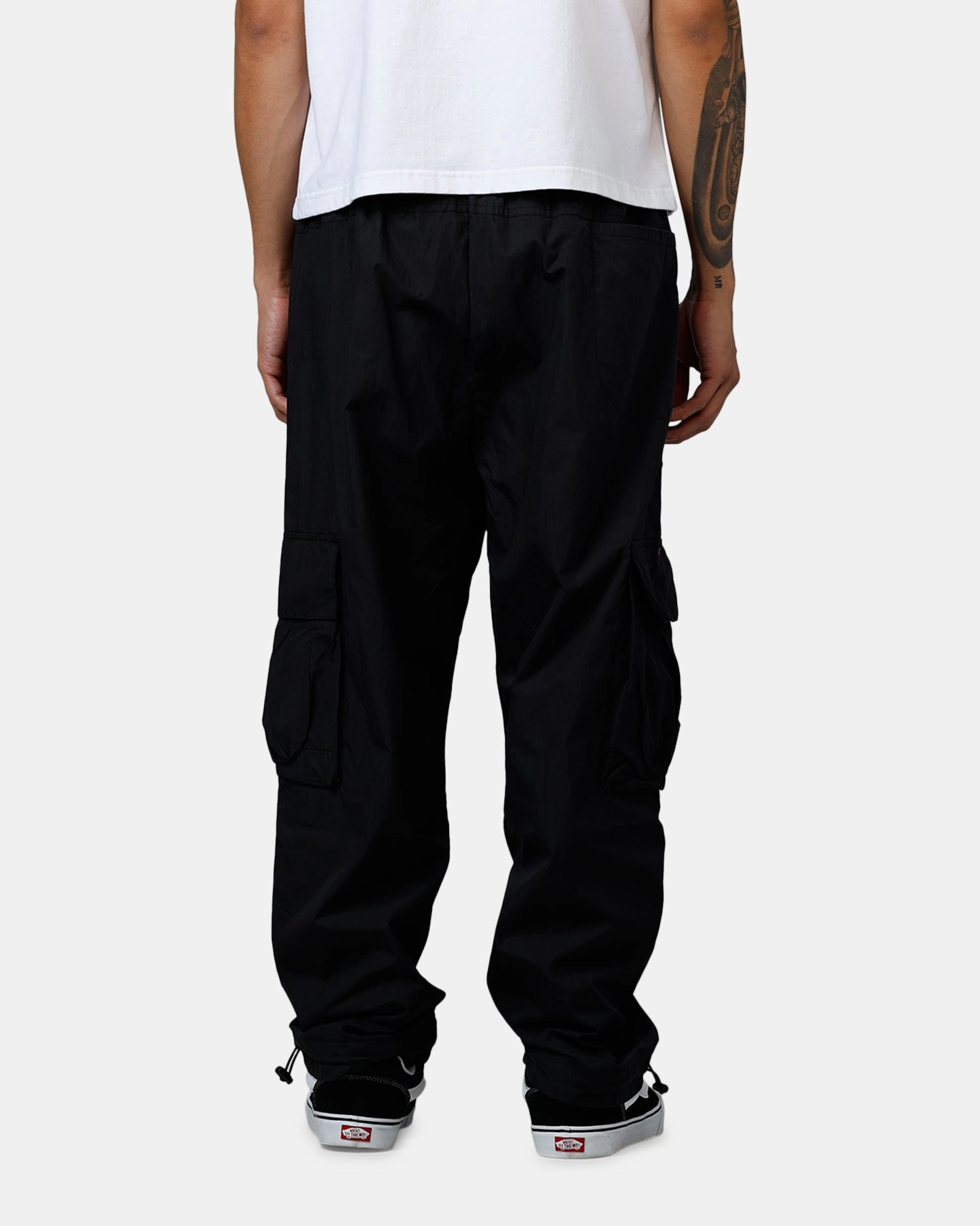 FrictionResistantEdging Low Bulk Design The Anti Order Anti Miltary Cargo Joggers Black