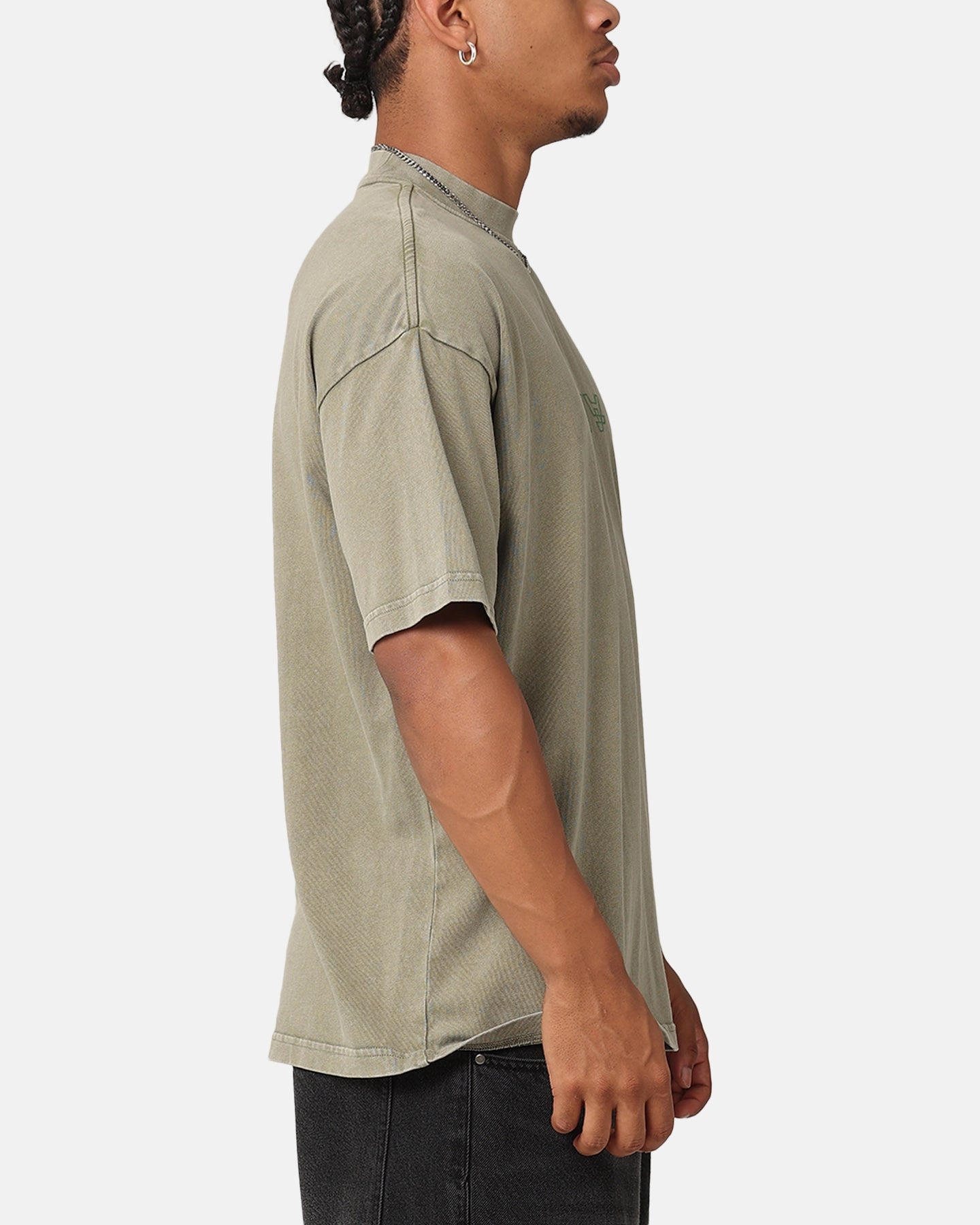 Quick Comfort The Anti Order Anti XY Mock Neck T-Shirt Vintage Khaki