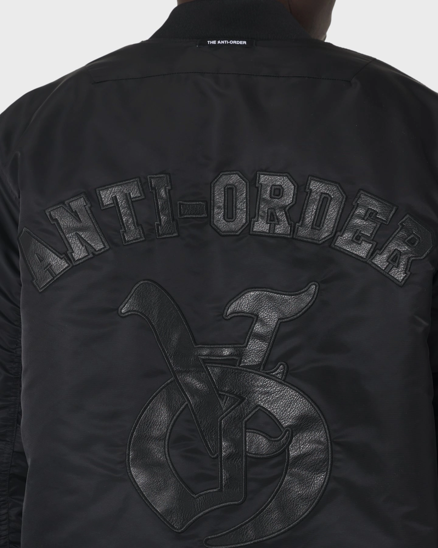 Cruise anti static The Anti Order Antidote Oversized Bomber Jacket Black/Black