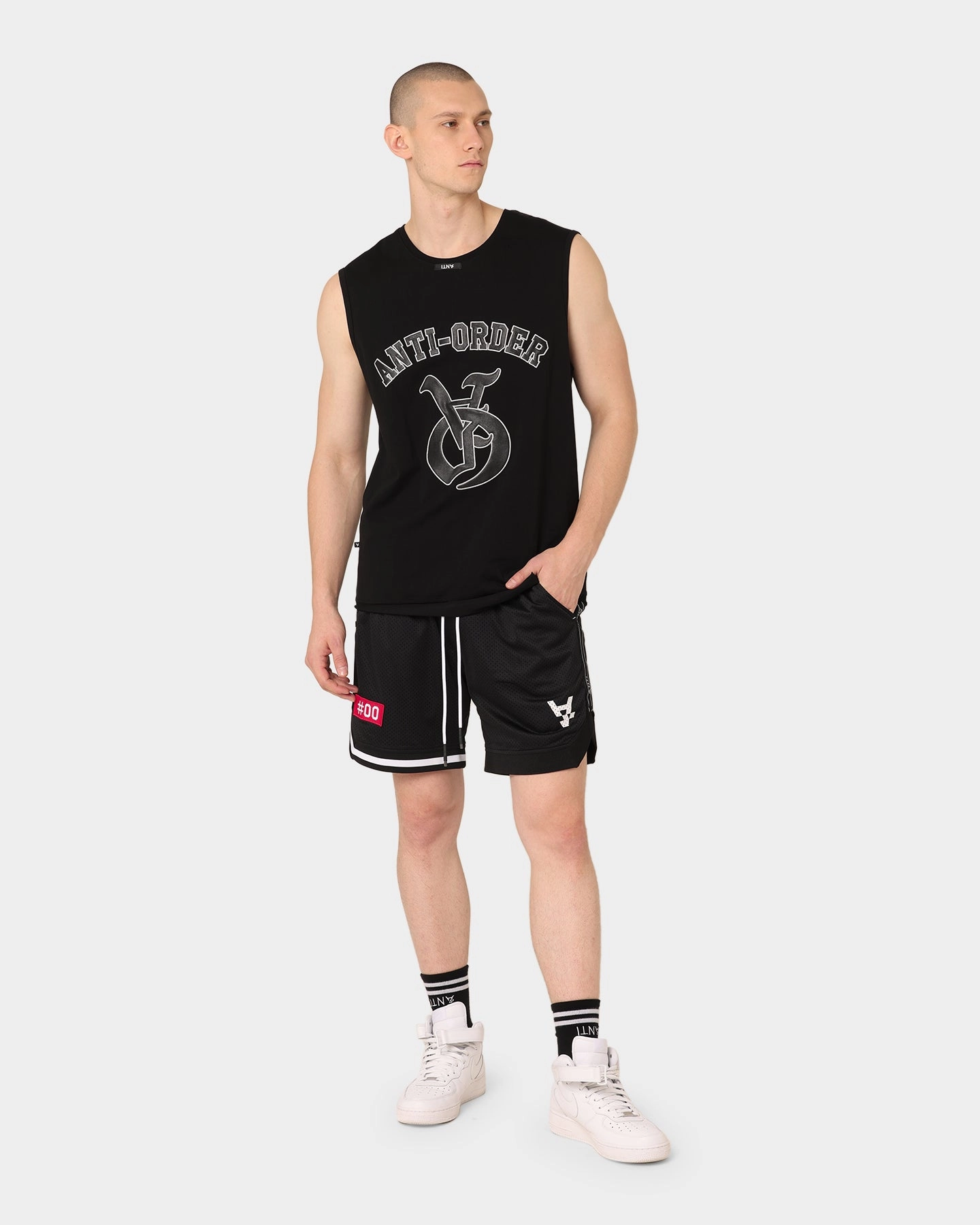 Trendy Top The Anti Order Antidote Unknown Singlet Black