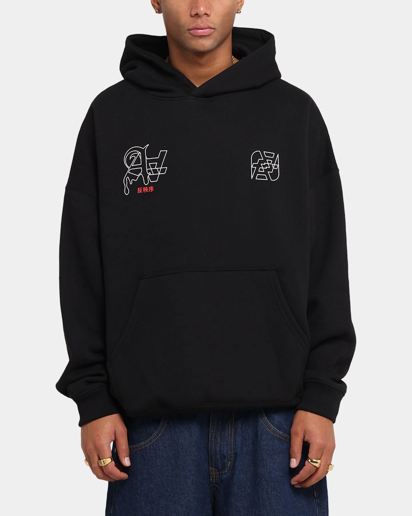 Odor Control Nanotechnology The Anti Order Arcade Boxy Hoodie Black