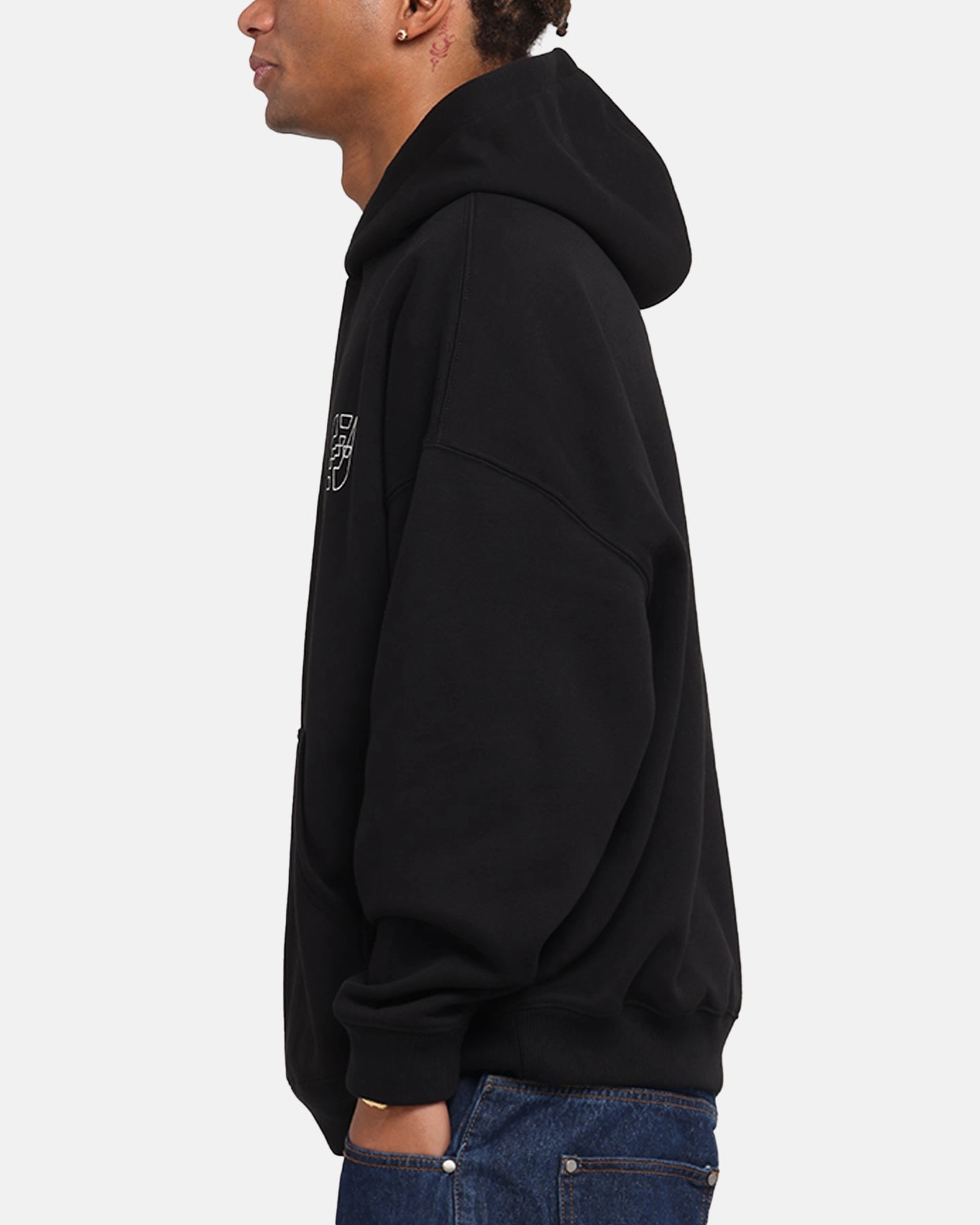 The Anti Order Arcade Boxy Hoodie Black Rust - proof post war reconstruction