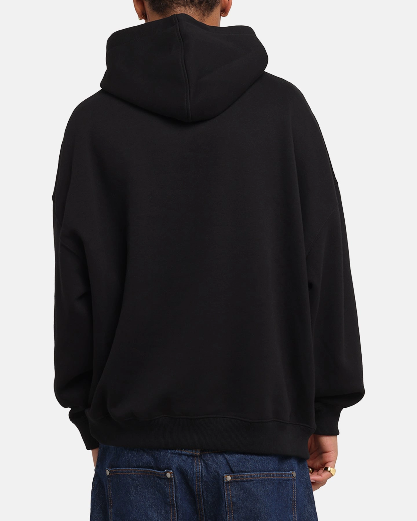 Reflective Safety Accents The Anti Order Arcade Boxy Hoodie Black