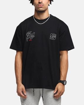 The Anti Order Arcade Boxy T-Shirt Black AntiPillingTreatment suitable for all genders