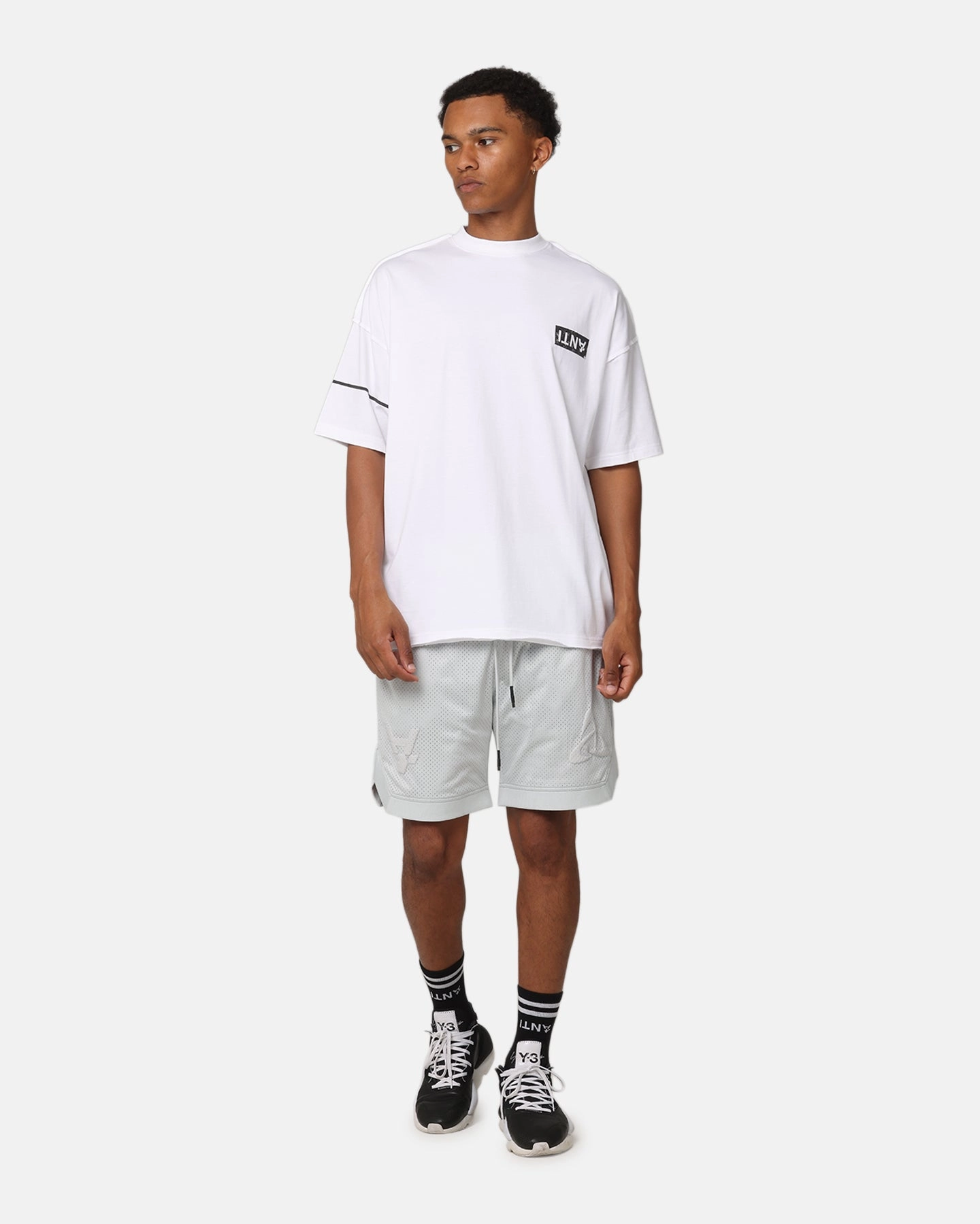 DoubleLayeredKnees The Anti Order Atomic Basketball Shorts Glacier