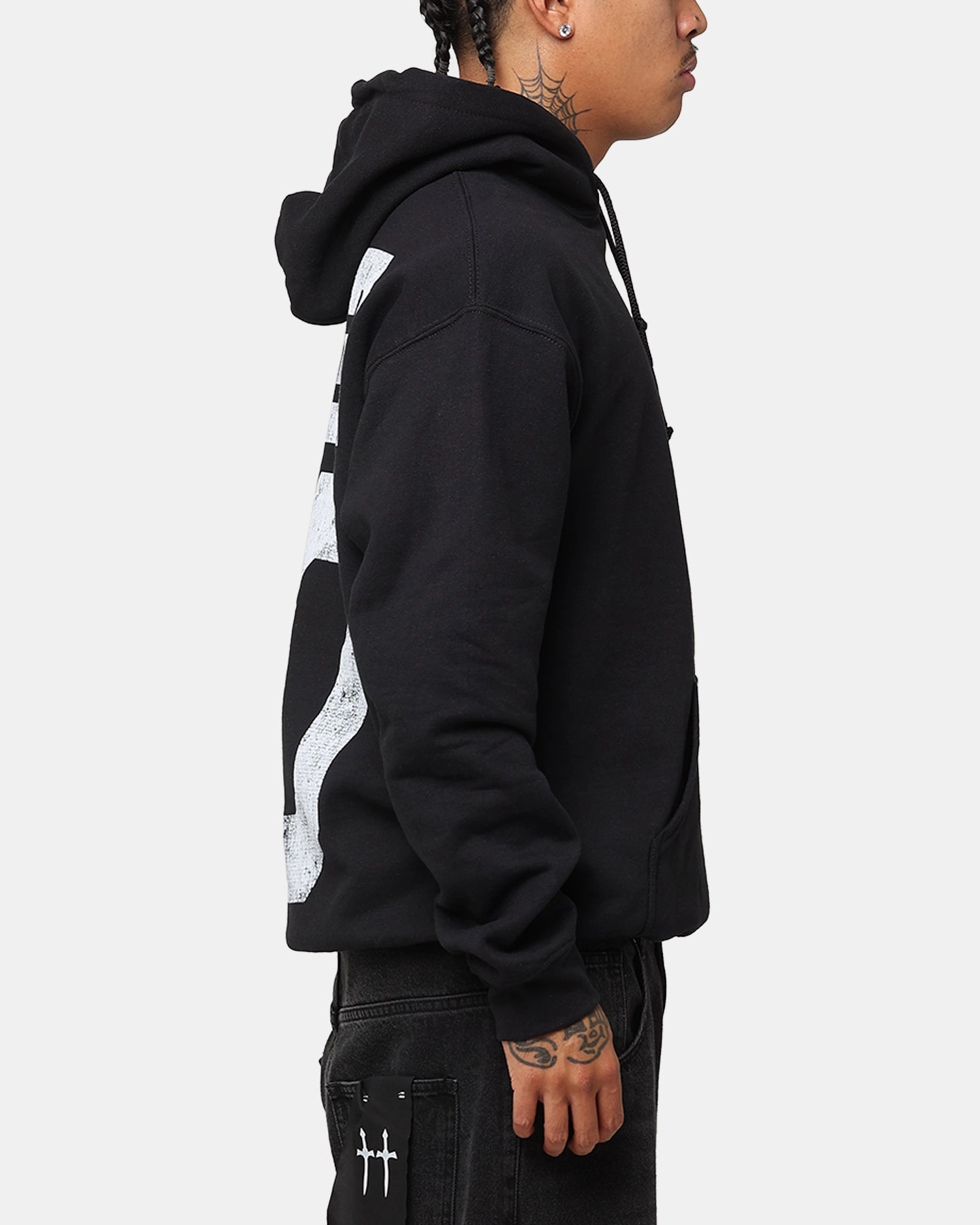 Flexible Mobility Hidden Compartments The Anti Order Azero College Hoodie Black/White