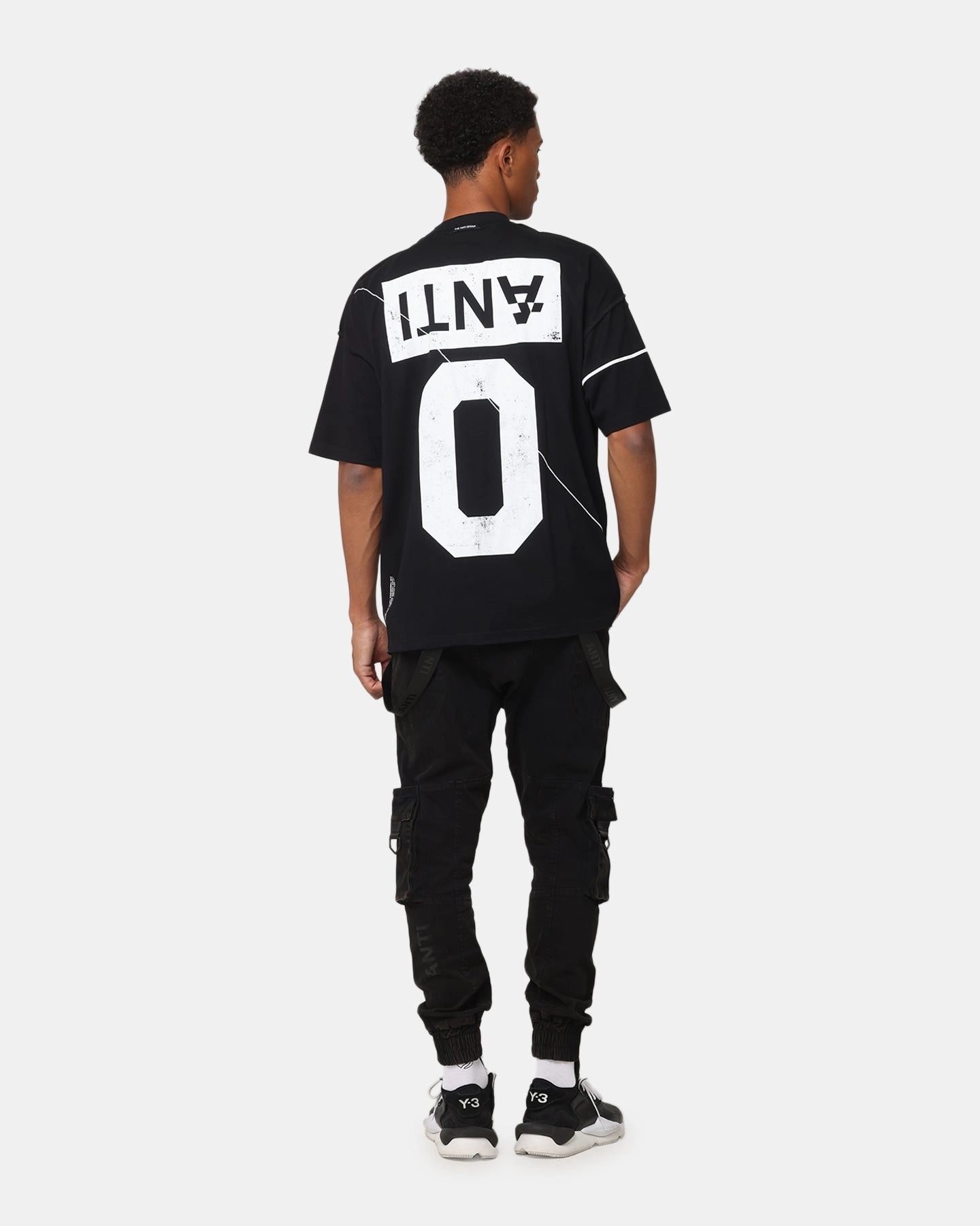The Anti Order Azero Non Seam Oversized T-Shirt Black/White Cool Layering
