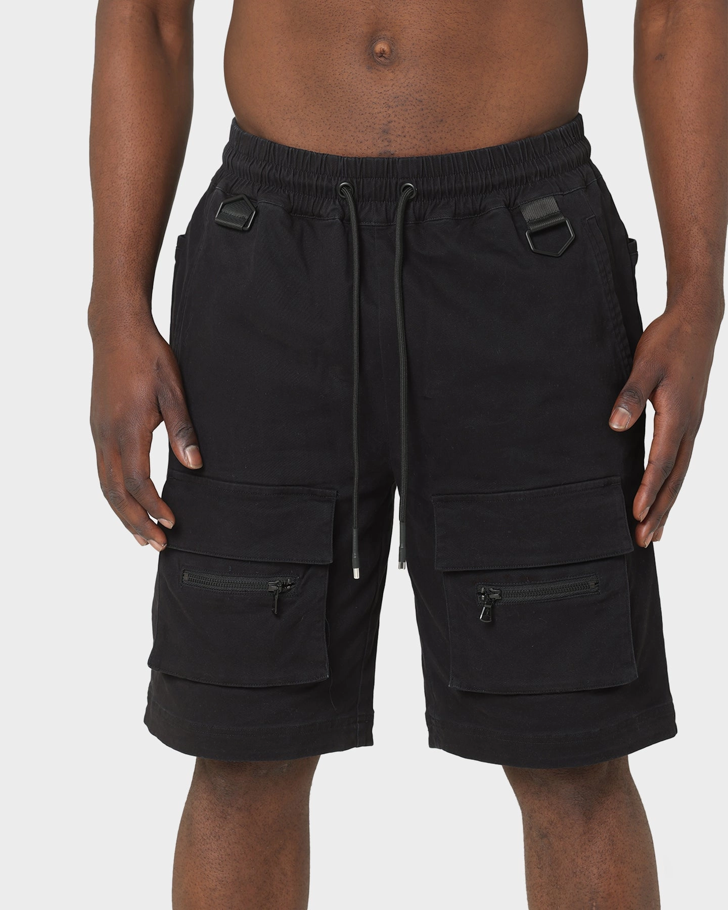 The Anti Order Centurion Cargo Shorts Black Preppy look