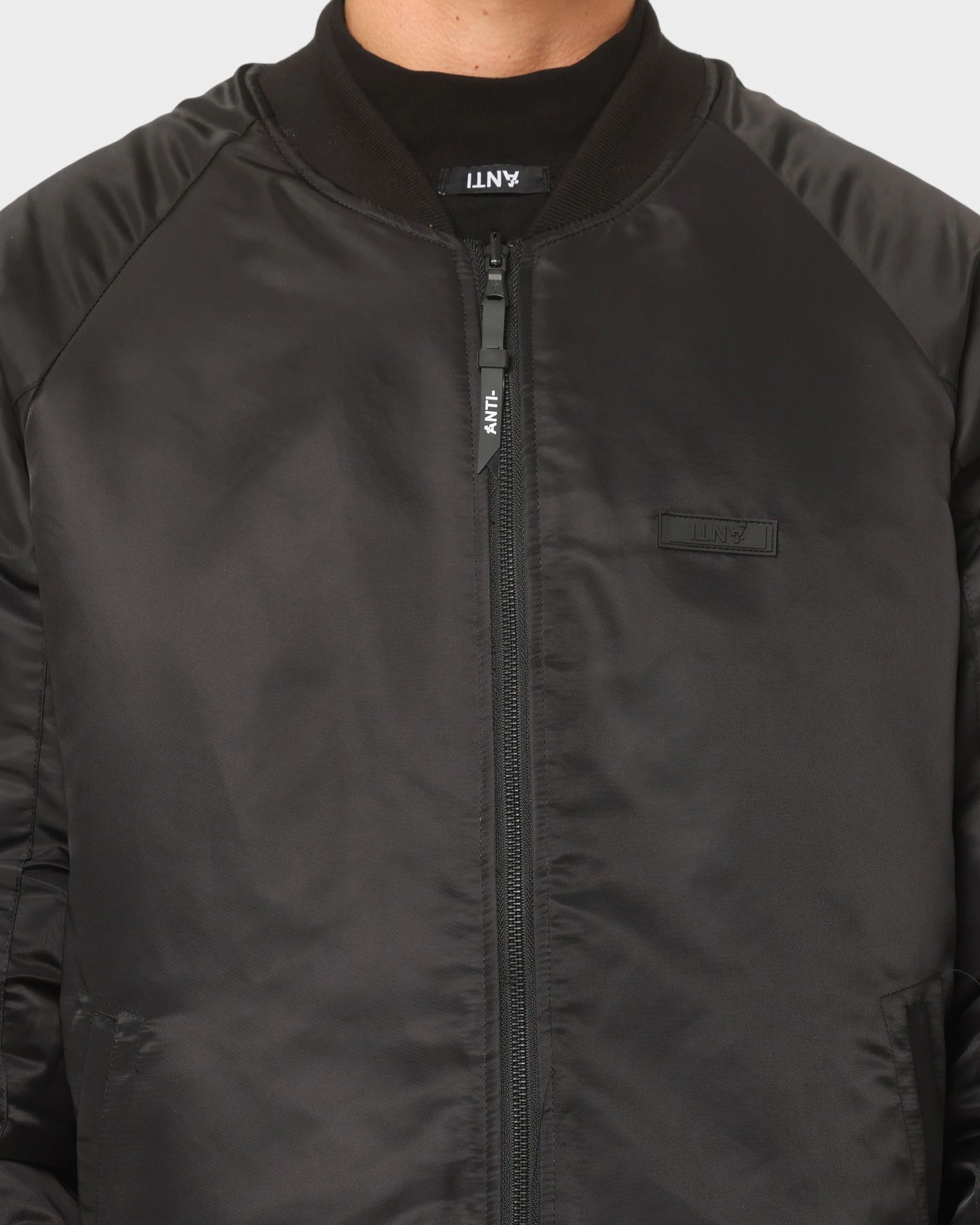 EcoFriendlyMaterial Heat Regulating Technology The Anti Order CHKDSK Bomber Jacket Black
