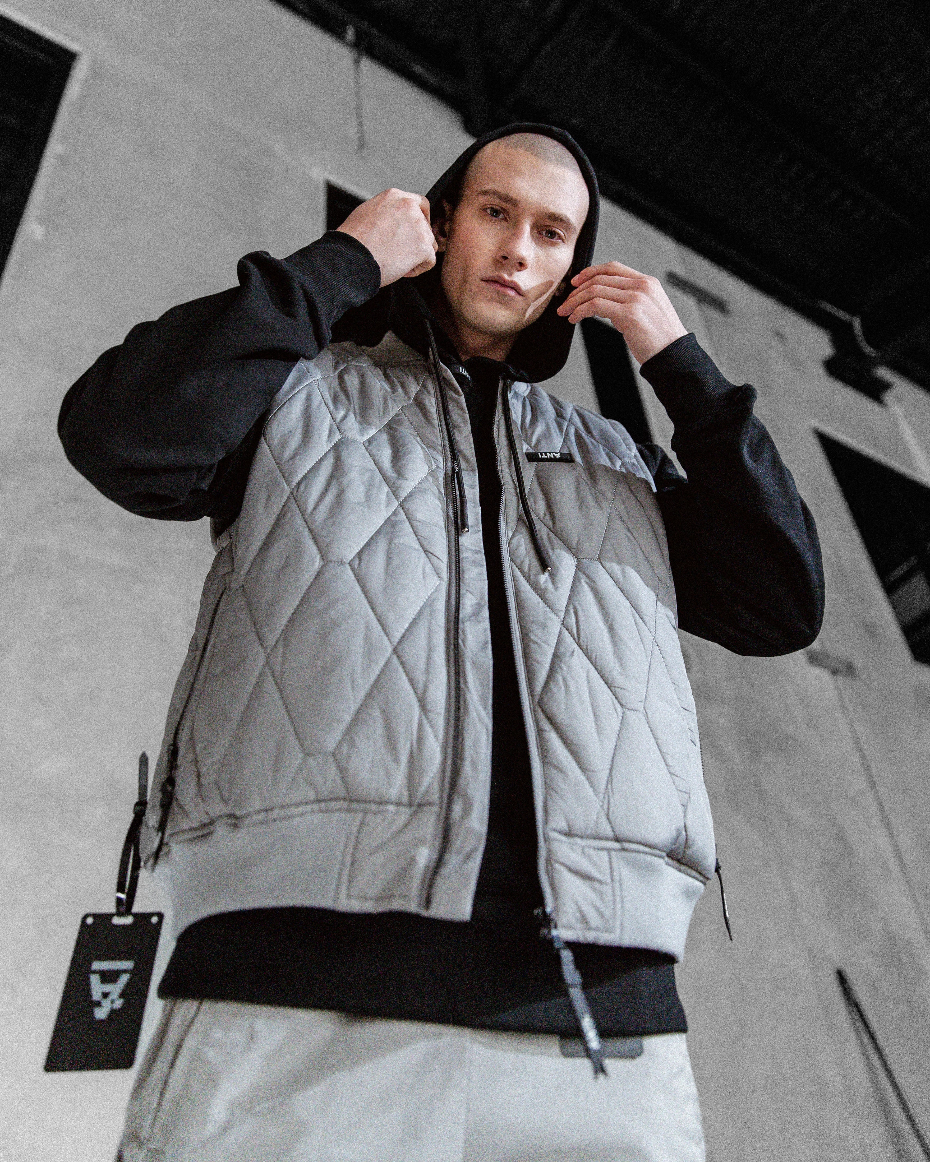 Zipper Closure Choice The Anti Order CHKDSK Tactical Vest Ice Grey