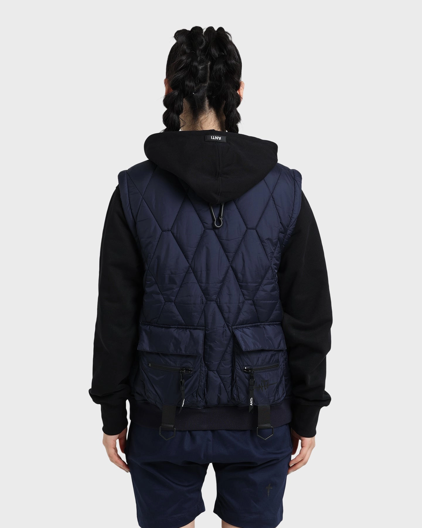 The Anti Order CHKDSK Tactical Vest Navy Classic Fit Heavy Duty Zipper