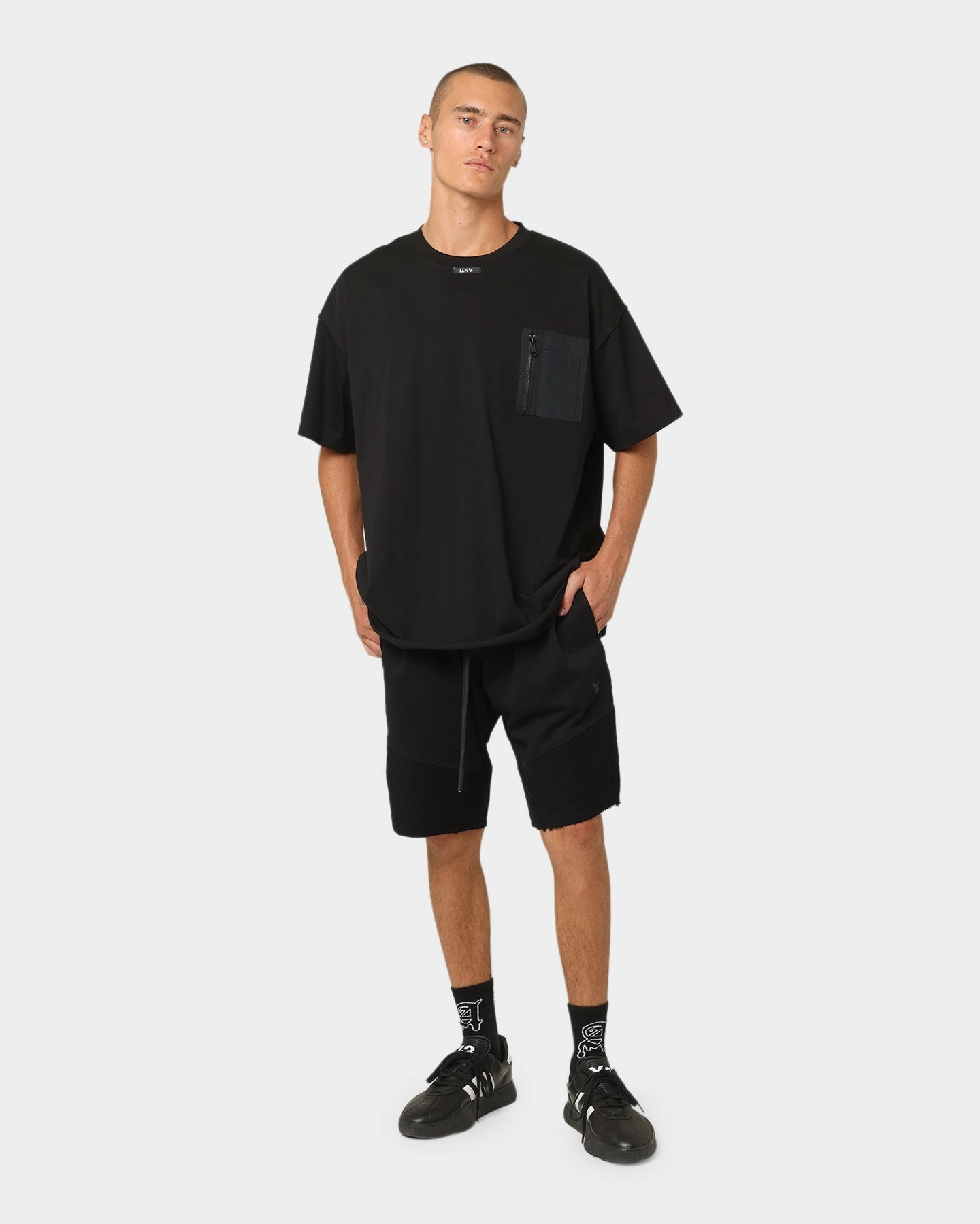 The Anti Order Dead Sneaker Shorts Black cycling clothing Reinforced Gusset