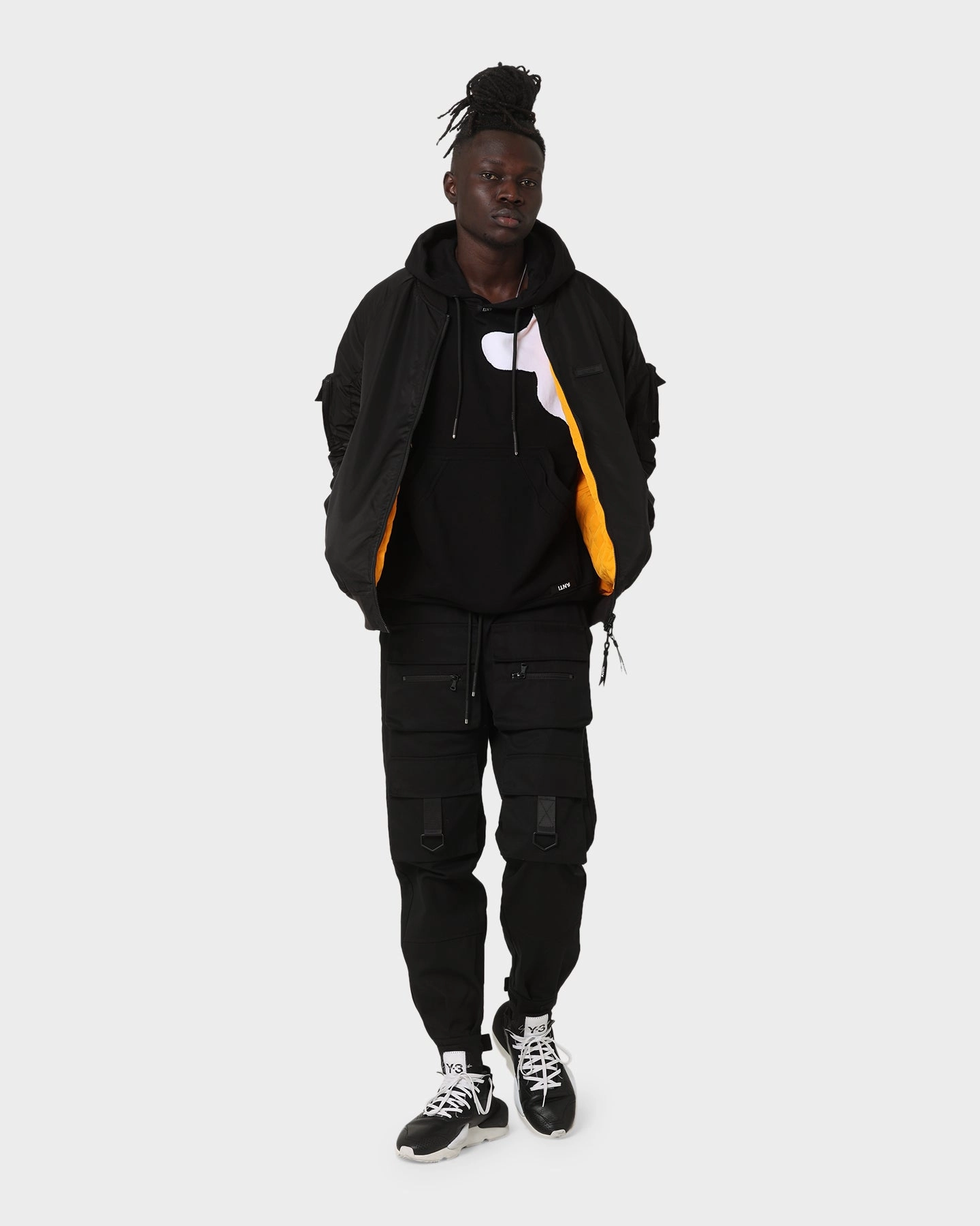 suitable for rainy days Cozy Fit The Anti Order Deconstruction Hoodie Black/White