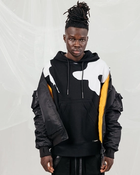 Toothbrush Create The Anti Order Deconstruction Hoodie Black/White
