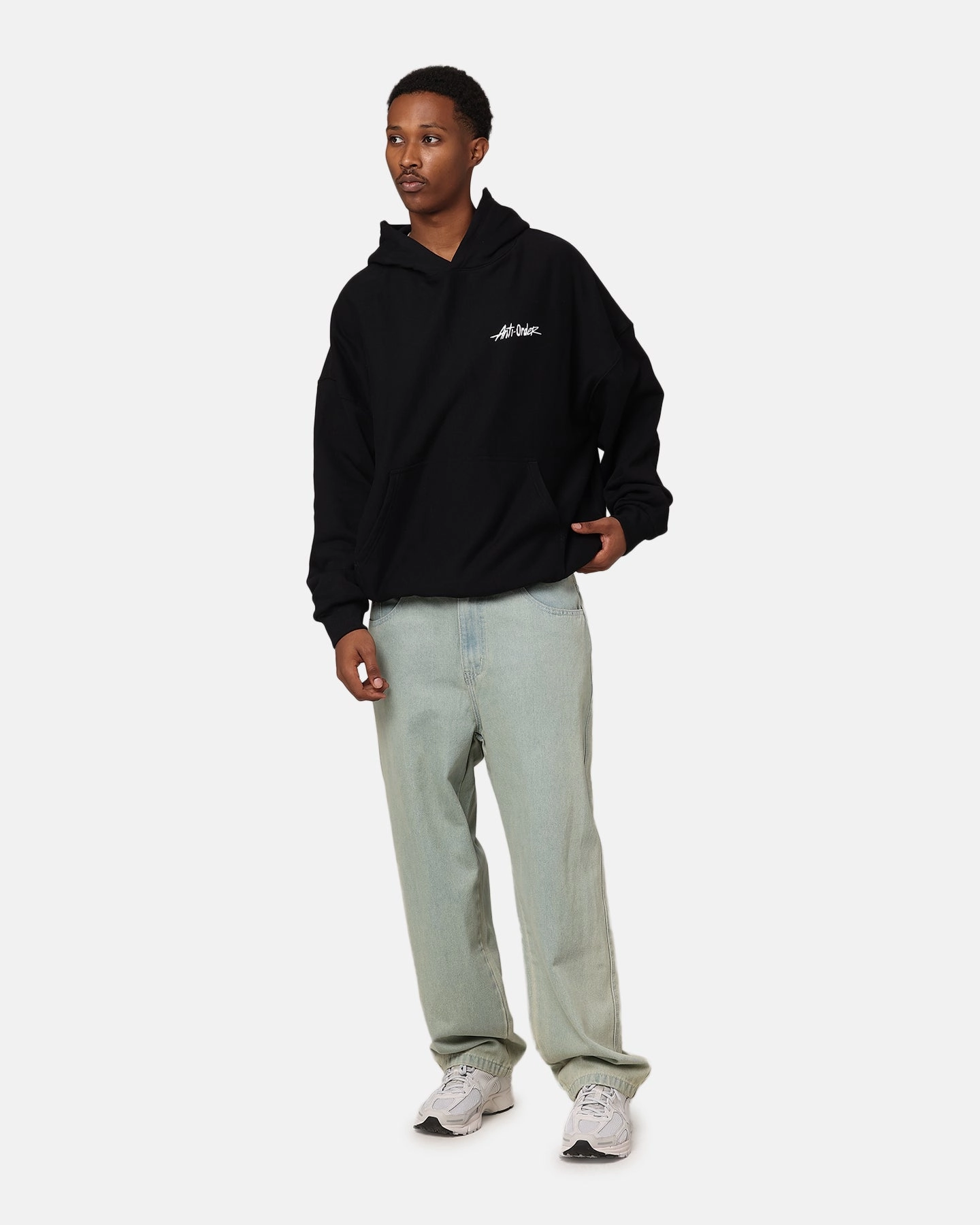 The Anti Order Dog Pound Hoodie Black Solid-color Eco Friendly Material