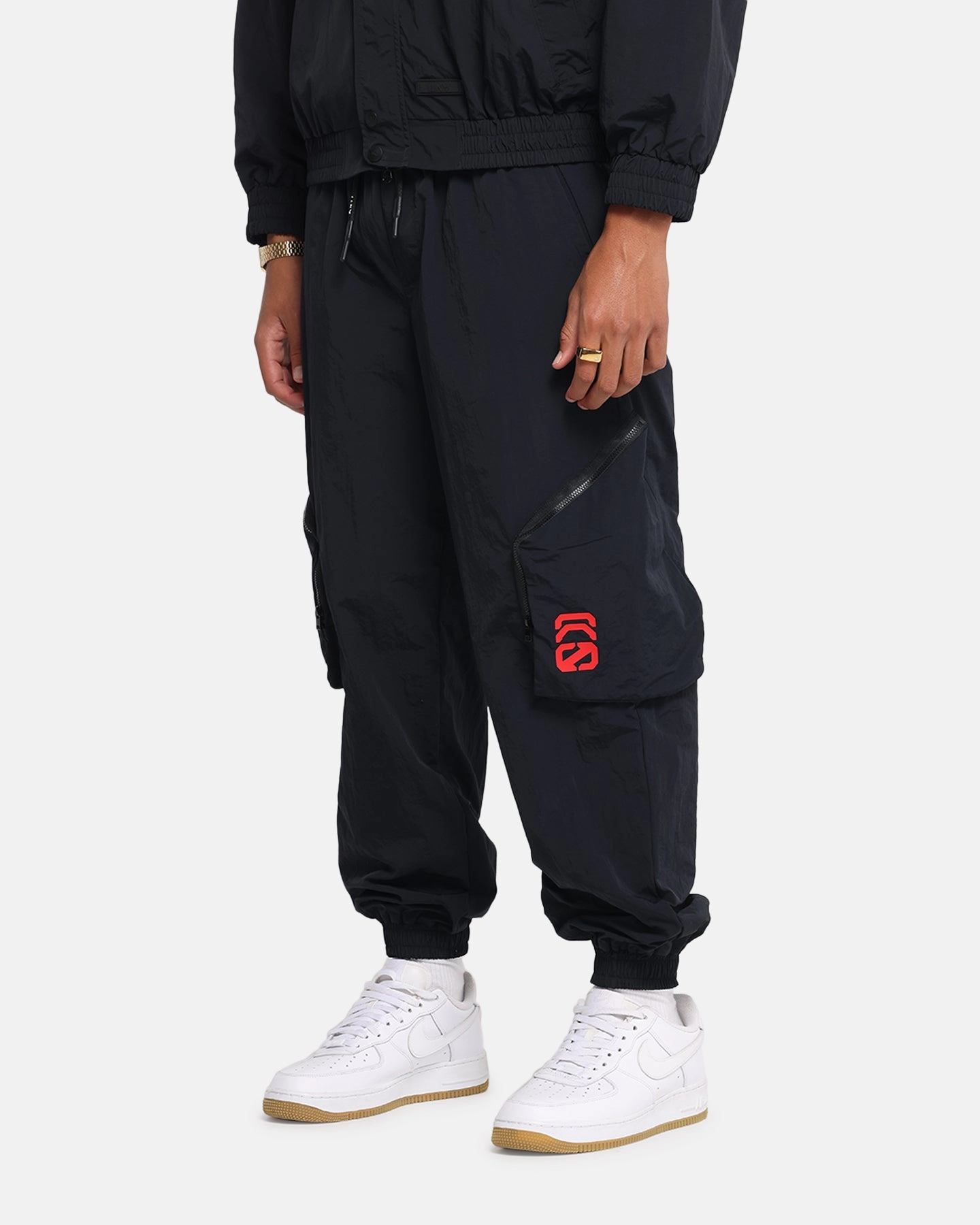 The Anti Order Faction Technical Jogger Black/Red Modern Utility Fashion Forward