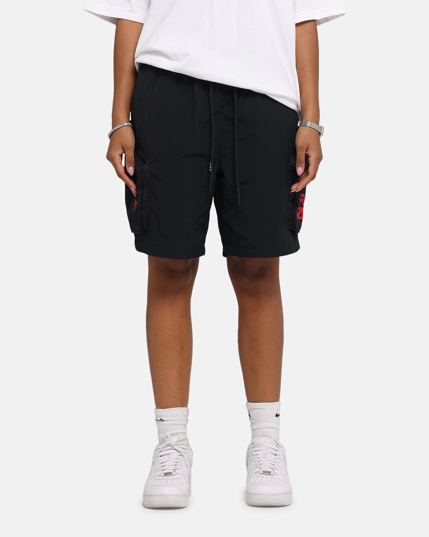 Reflective accents Smart Look The Anti Order Faction Technical Shorts Black/Red