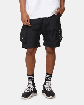 The Anti Order Faction Technical Shorts Black Tagless Labeling Street Mood