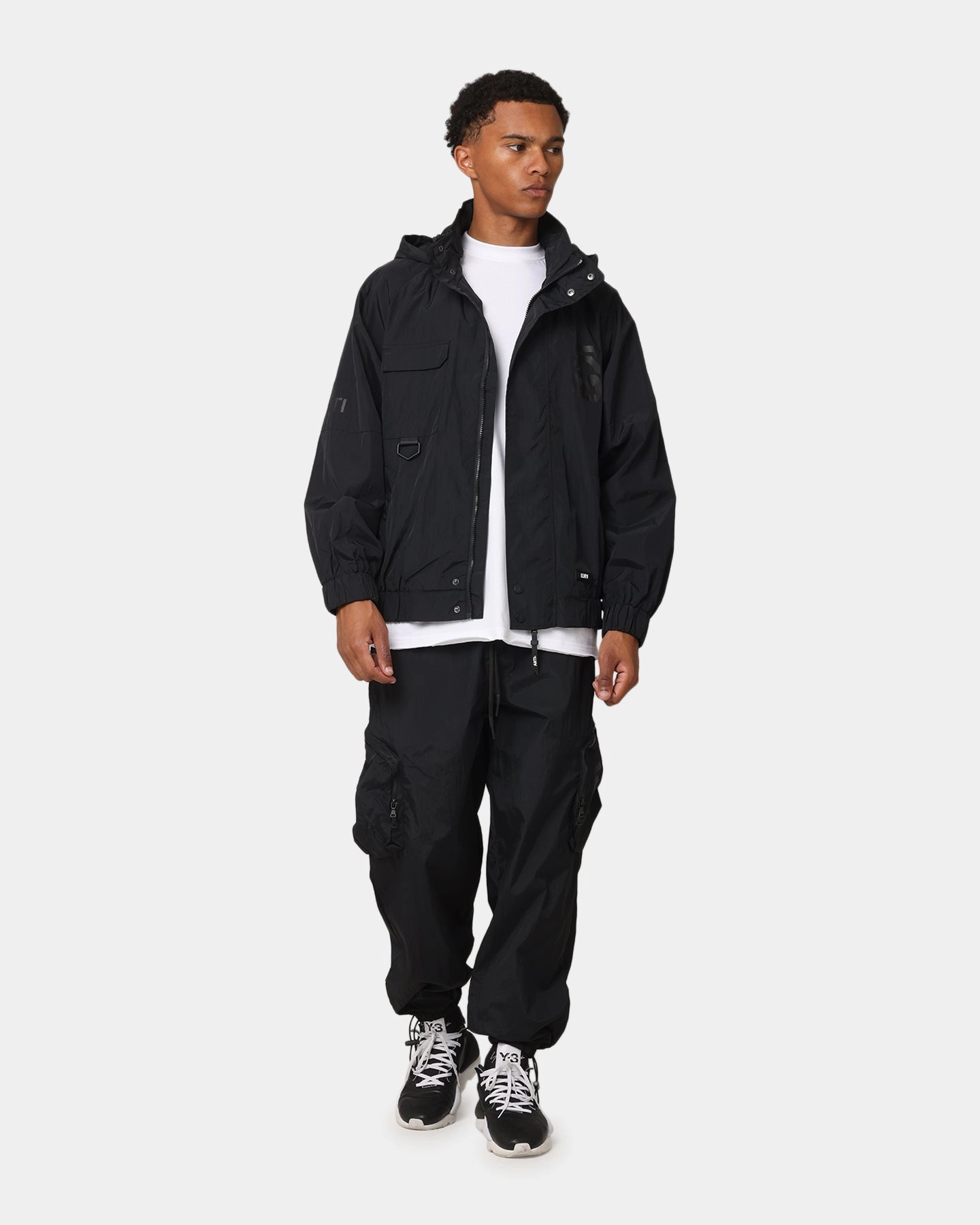 Urban Detail Cozy Core The Anti Order Faction Windbreaker Jacket Black